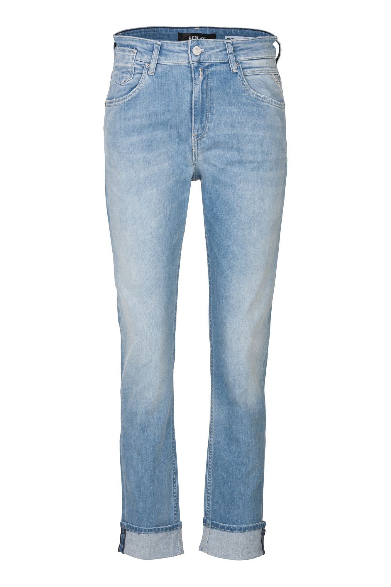 Boyfriend-Jeans 10.5 OZ DARK INDIGO SUPER STRETCH DENIM