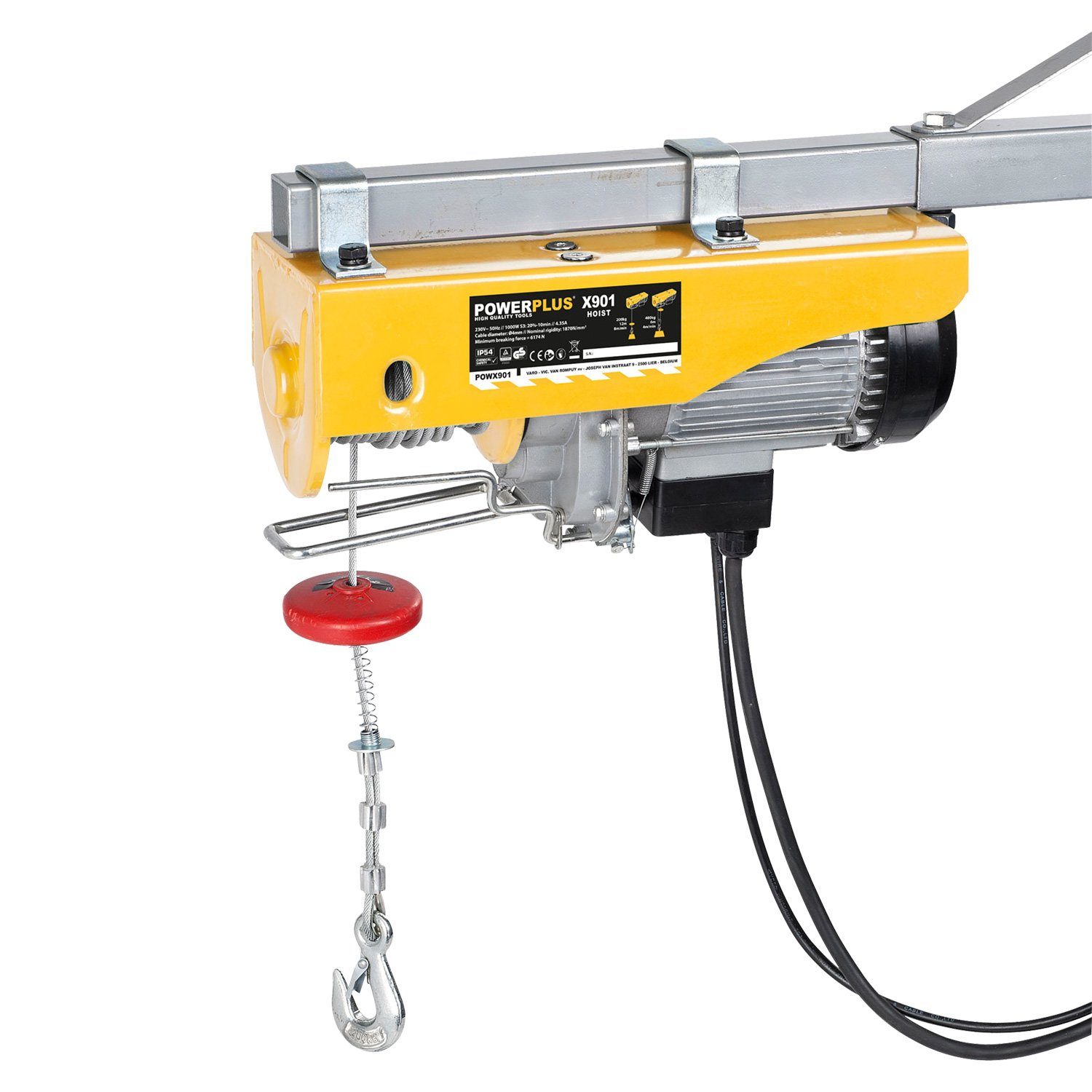 POWERplus Seilwinde elektrisch, Elektro-Seilzug