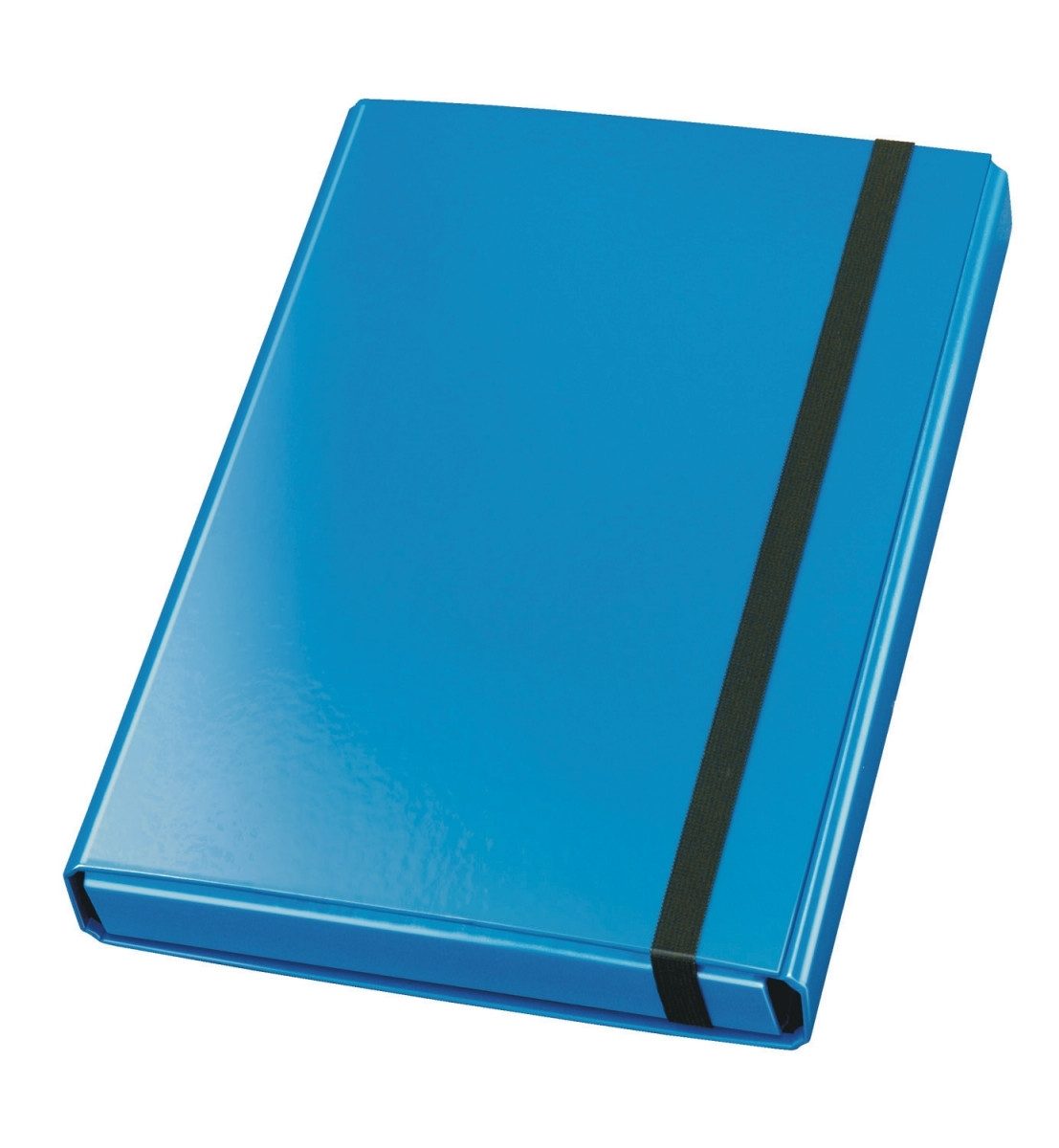 Fächermappe Sammelbox Velocolor A4 mittelblau.