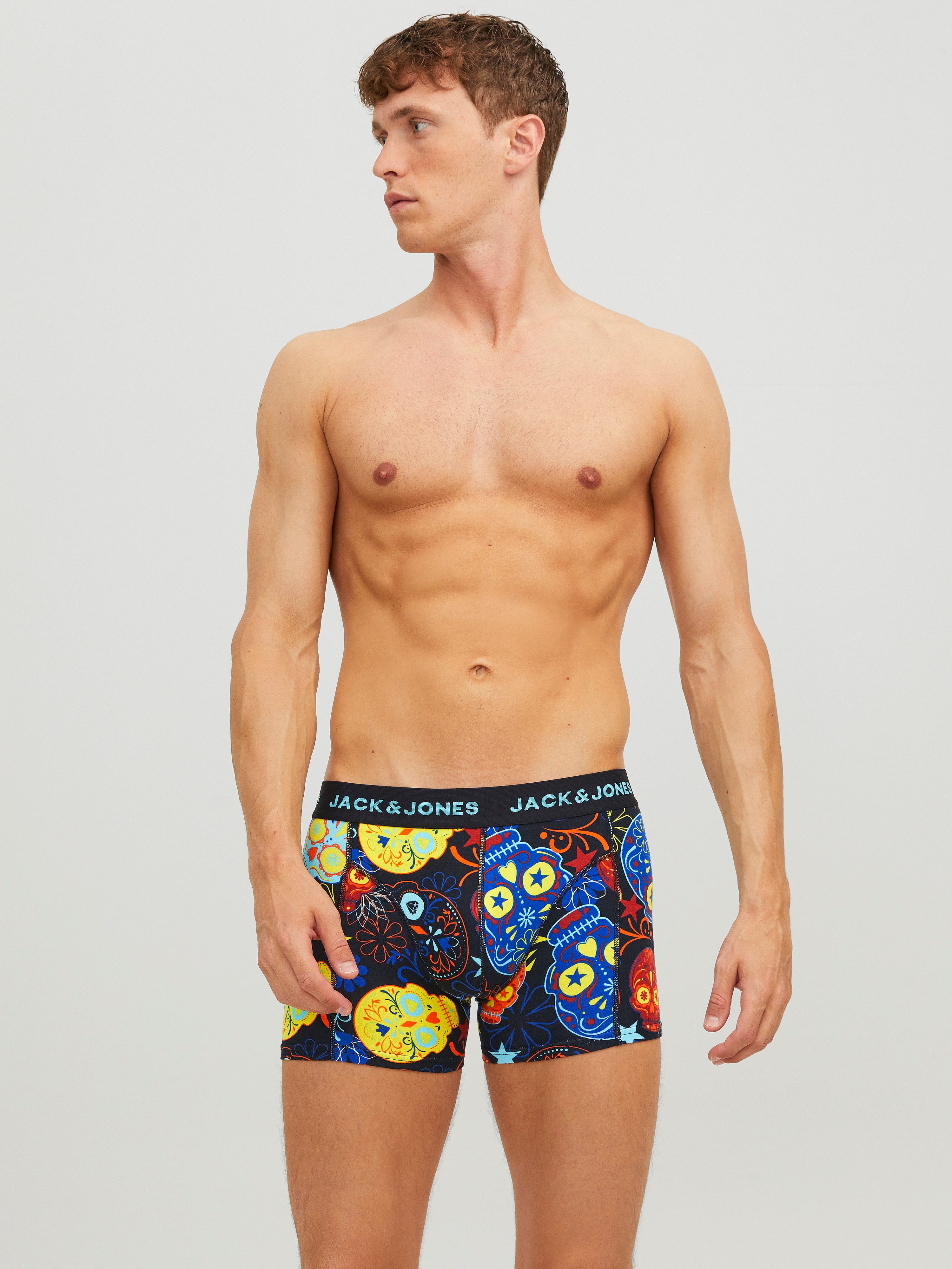 Jack & Jones Boxershorts JACSUGAR SKULL TRUNKS 3 PACK. NOOS (Packung, 3-St)
