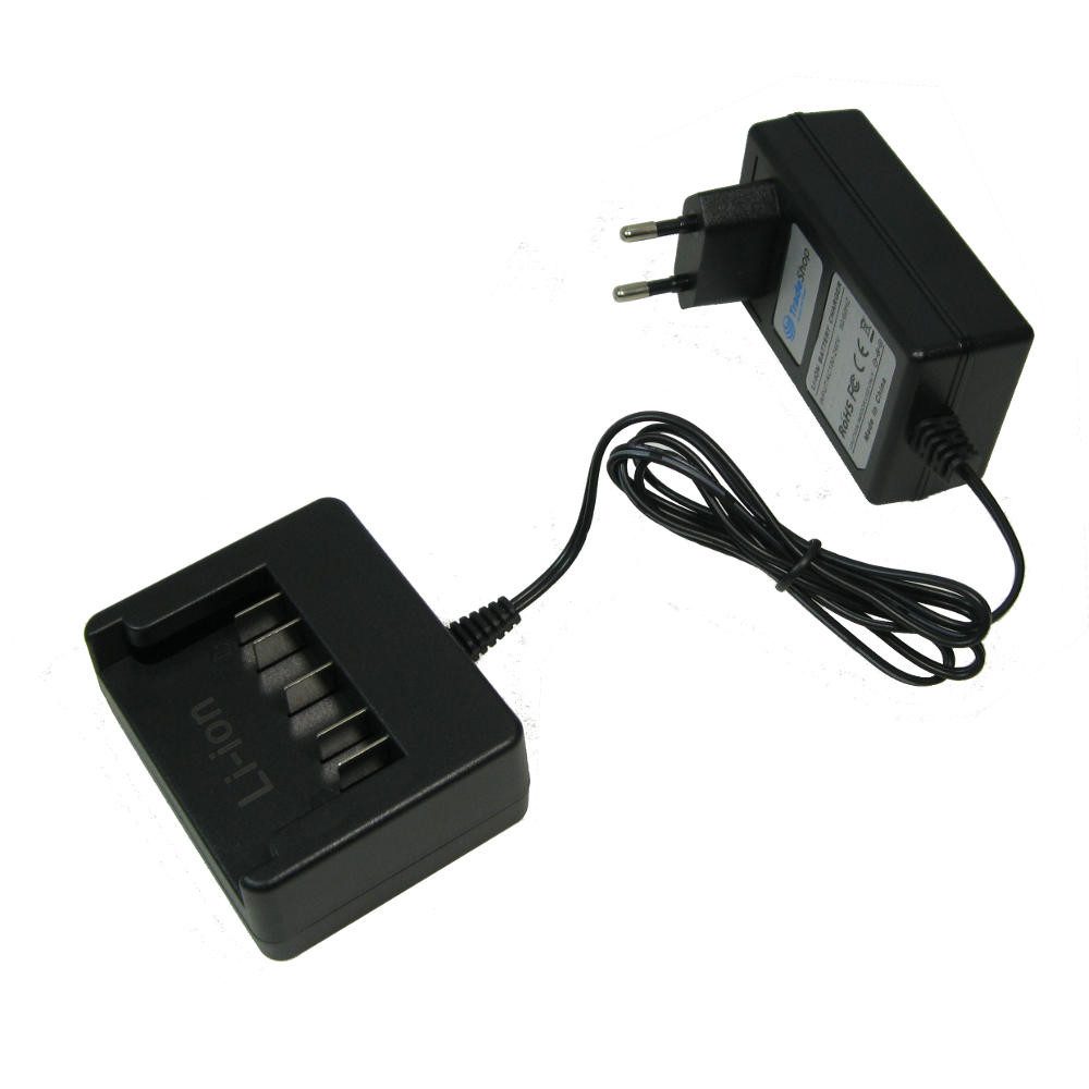 Trade-Shop Ladegerät 21V passend für Bosch 2 607 336 235, 2 607 336 236 Netzteil (Geeignet für Li-Ion Akkus mit 18V / LED-Anzeige für den Ladezustand)
