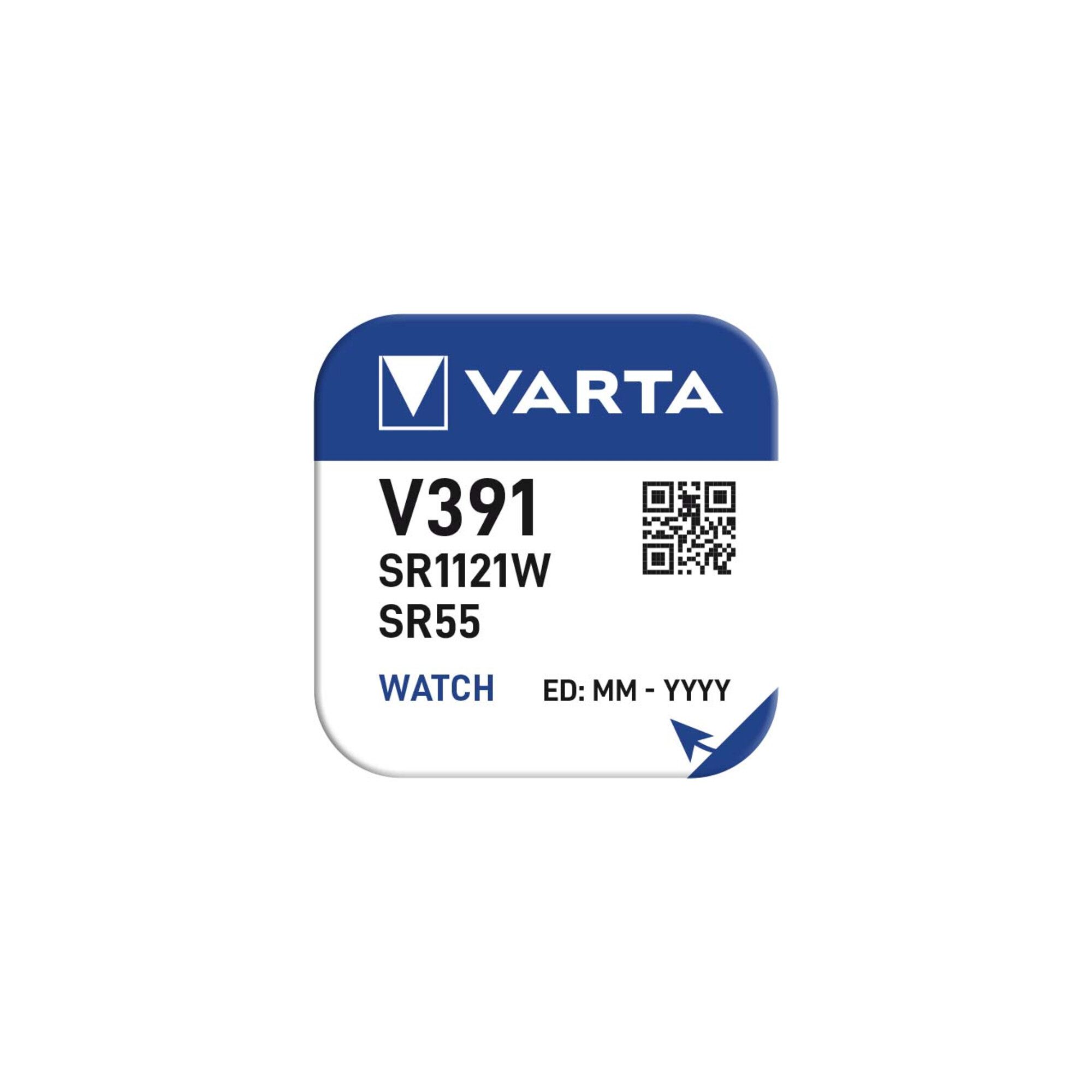 VARTA Varta Cons.Varta Uhren-Batterie 1,55V/42mAh/Silber V 391 Stk.1 Batterie