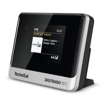 TechniSat DIGITRADIO 10 C DAB+ Digitalradio UKW mit RDS Bluetooth-Audiostreaming Digitalradio (DAB) (Empfang von DAB+ und UKW, Weckfunktion, DAB+ Adapter, zur Aufrüstung von HiFi-Anlagen, Uhr- und Datum)