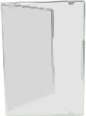 Kronenberg24 Aufbewahrungsbox Freestyle Multi-Storage Box im DVD Standard Format, kleine Aufbewahrungsbox mit Deckel 20 Stück 135x190x15mm transparent
