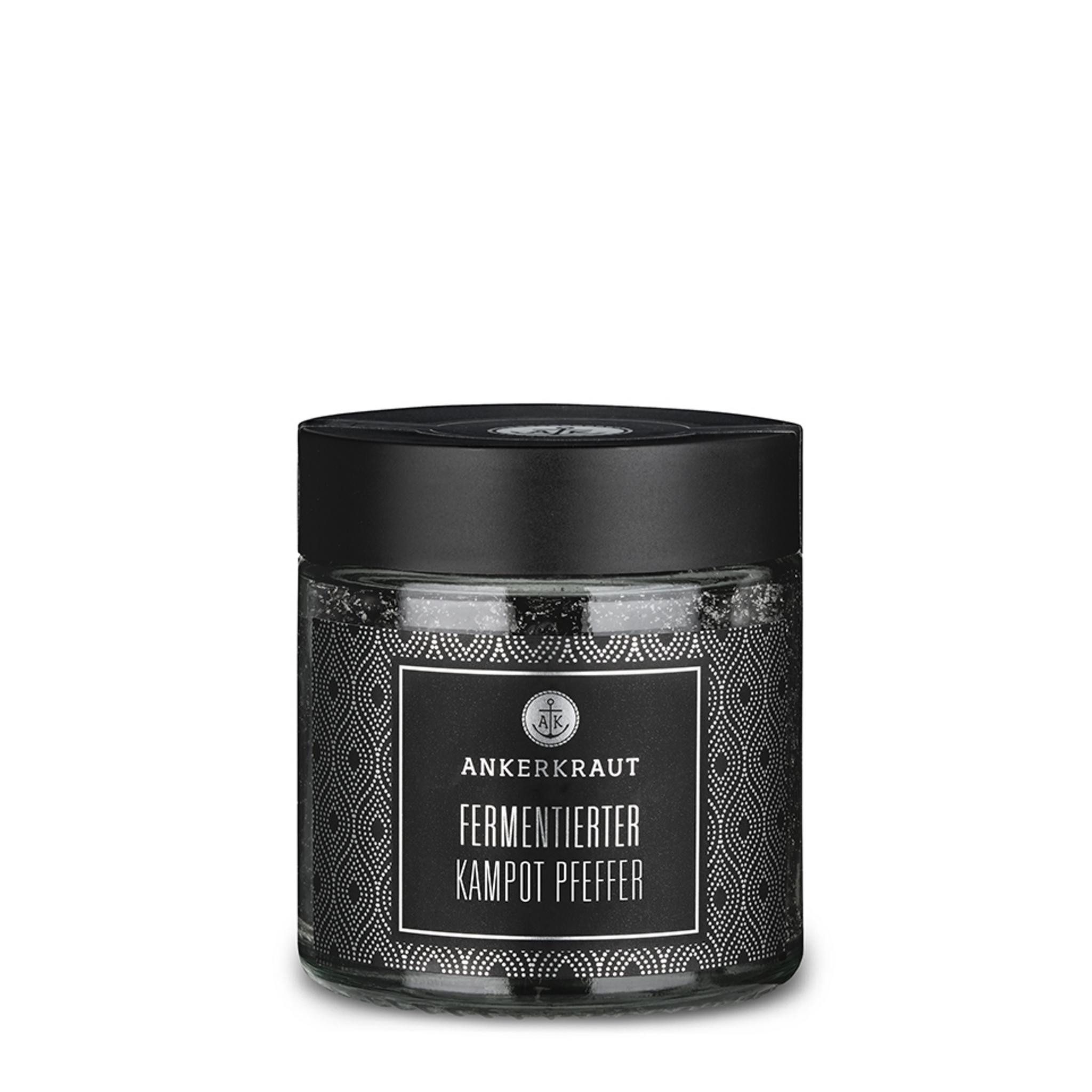 Ankerkraut Gewürz Fermentierter Kampot Pfeffer, Fermentierter Kampot Pfeffer, 45g im Tiegel