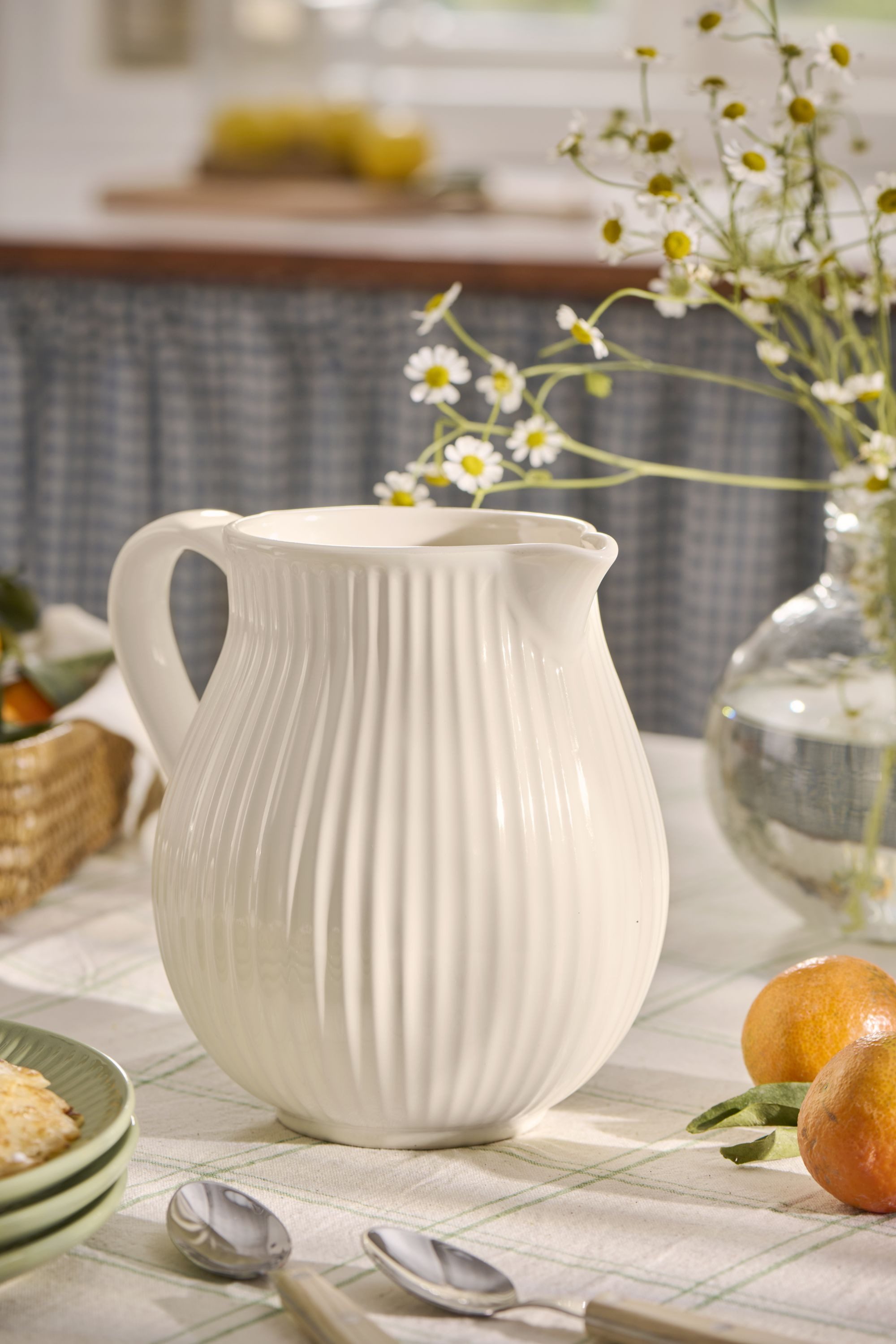 Ib Laursen Kanne Ib Laursen - Krug Kanne Karaffe Vase Mynte Keramik 2 Liter Butter