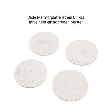 BUTLERS Servierplatte MARBLE Marmorplatte Ø30cm, Marmor