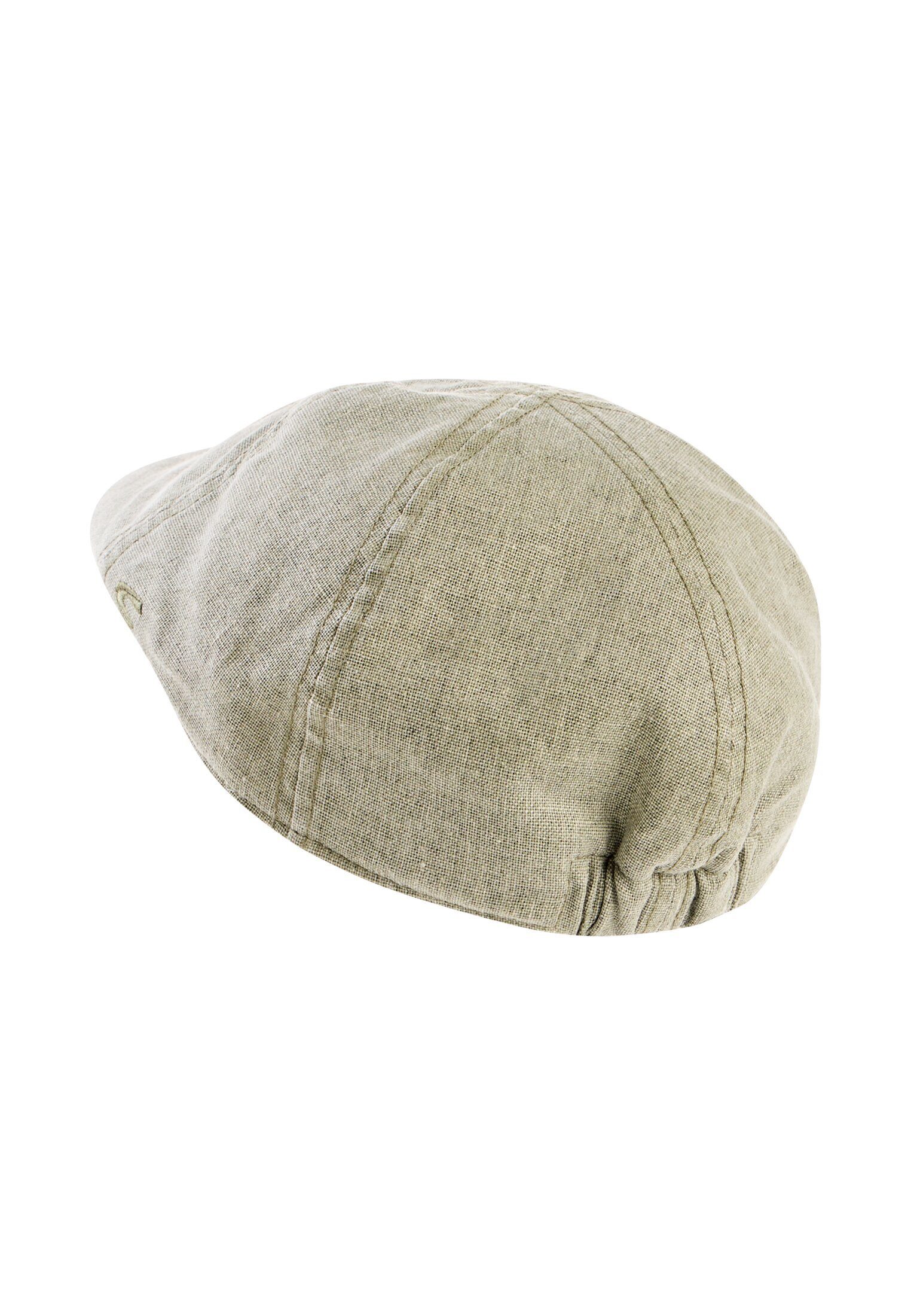 camel active Baseball Cap Flat Cap aus Leinen-Mix
