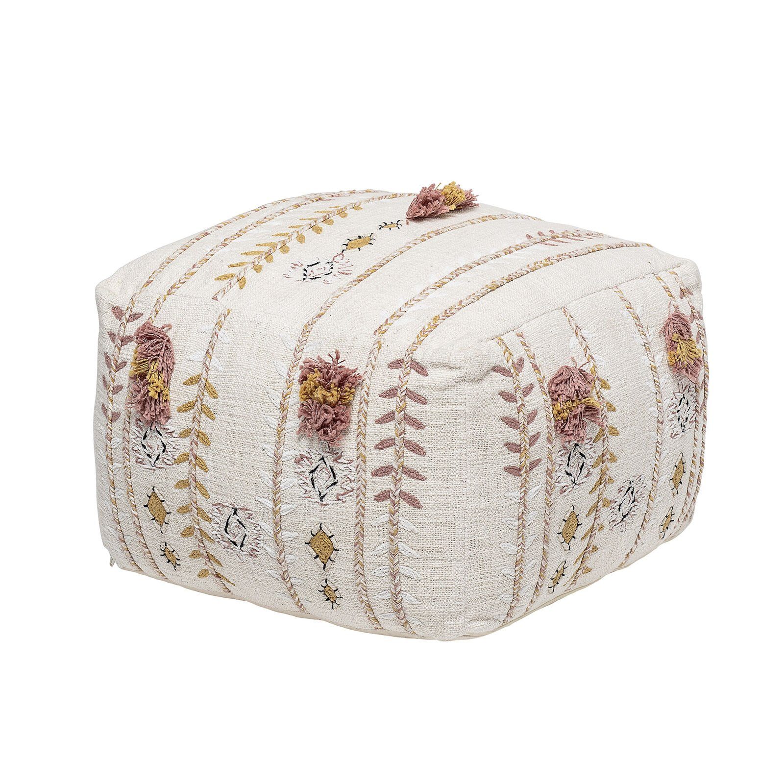 Bloomingville Стільці Bloomingville Pouf Creme Weiß