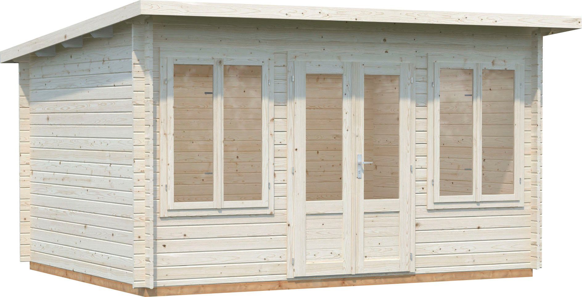 Palmako Gartenhaus Lisa, BxT: 440x336 cm, (Set), 11,5 m², mit Fußboden im Gartenhaus