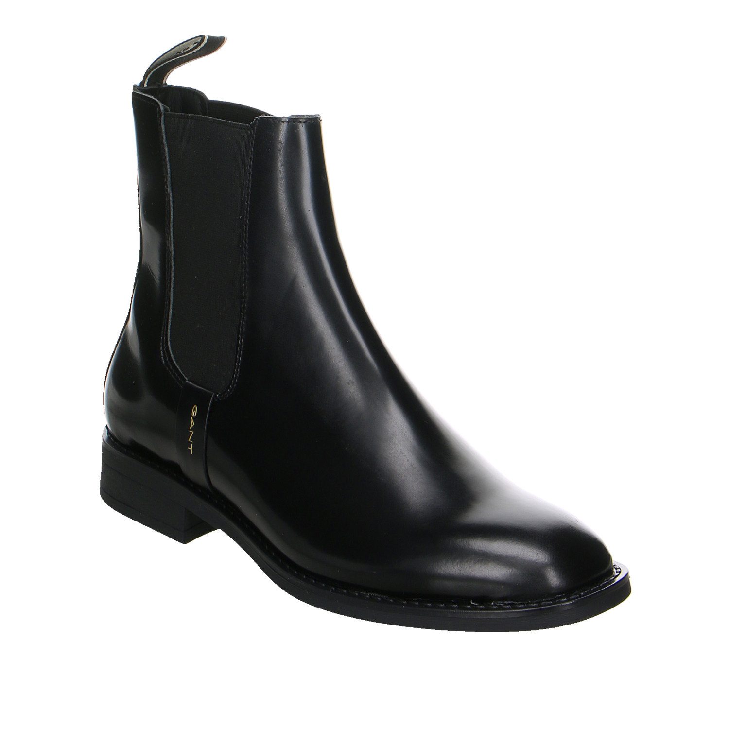 Gant Gant Fayy Chelsea Boot Leder Stiefeletten schwarz Stiefelette