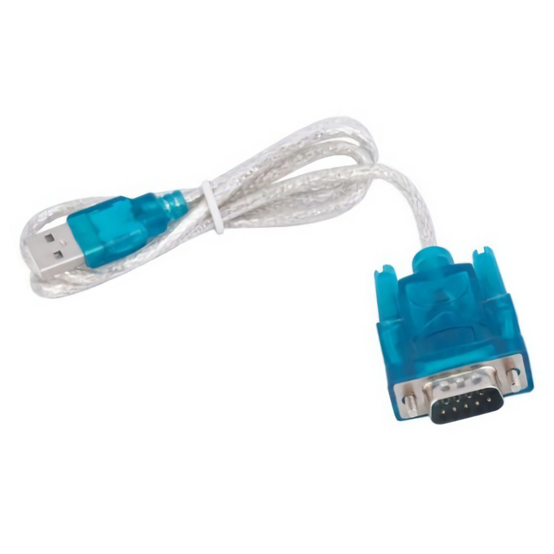 Bolwins O42 USB 2.0 auf RS232 Adapterkabel – COM Port Seriell DB9 9-Pin Win10 Computer-Kabel, USB-A Stecker, RS232 DB9 Stecker (80 cm), USB zu RS232 Konvertierung, serielle Datenübertragung