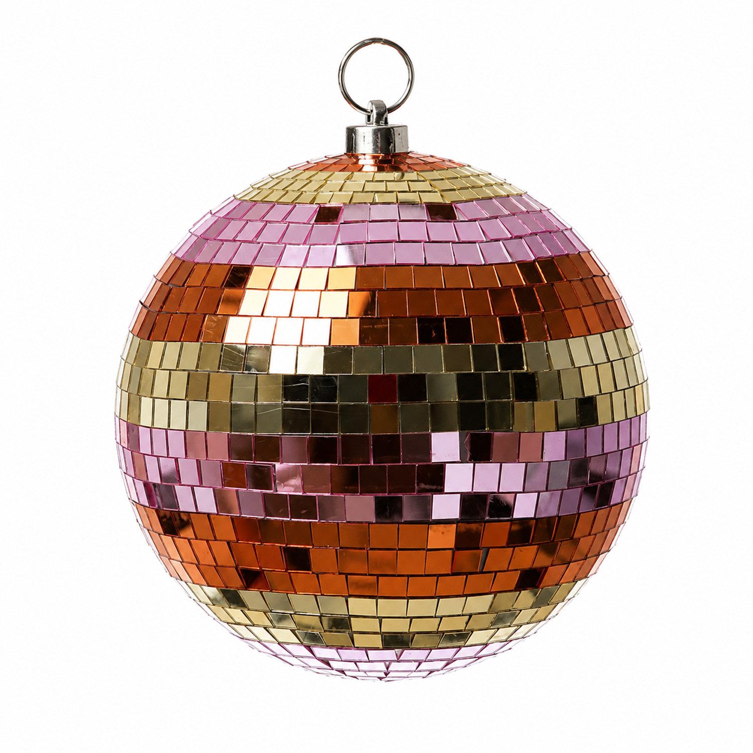 SATISFIRE Discolicht Spiegelkugel 20cm pastellfarben Discokugel Mirrorball Party Disko Deko