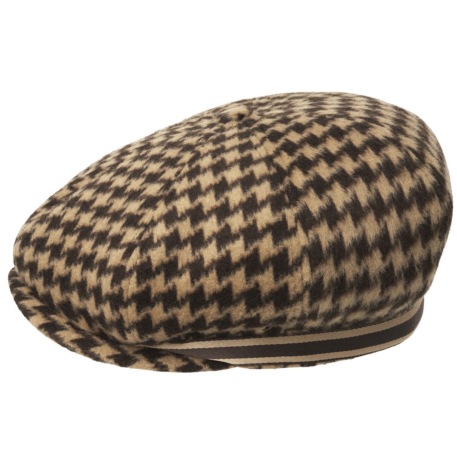Kangol Schiebermütze Ballonmütze Newsboy 8-tlg mit Hahnentrittmuster