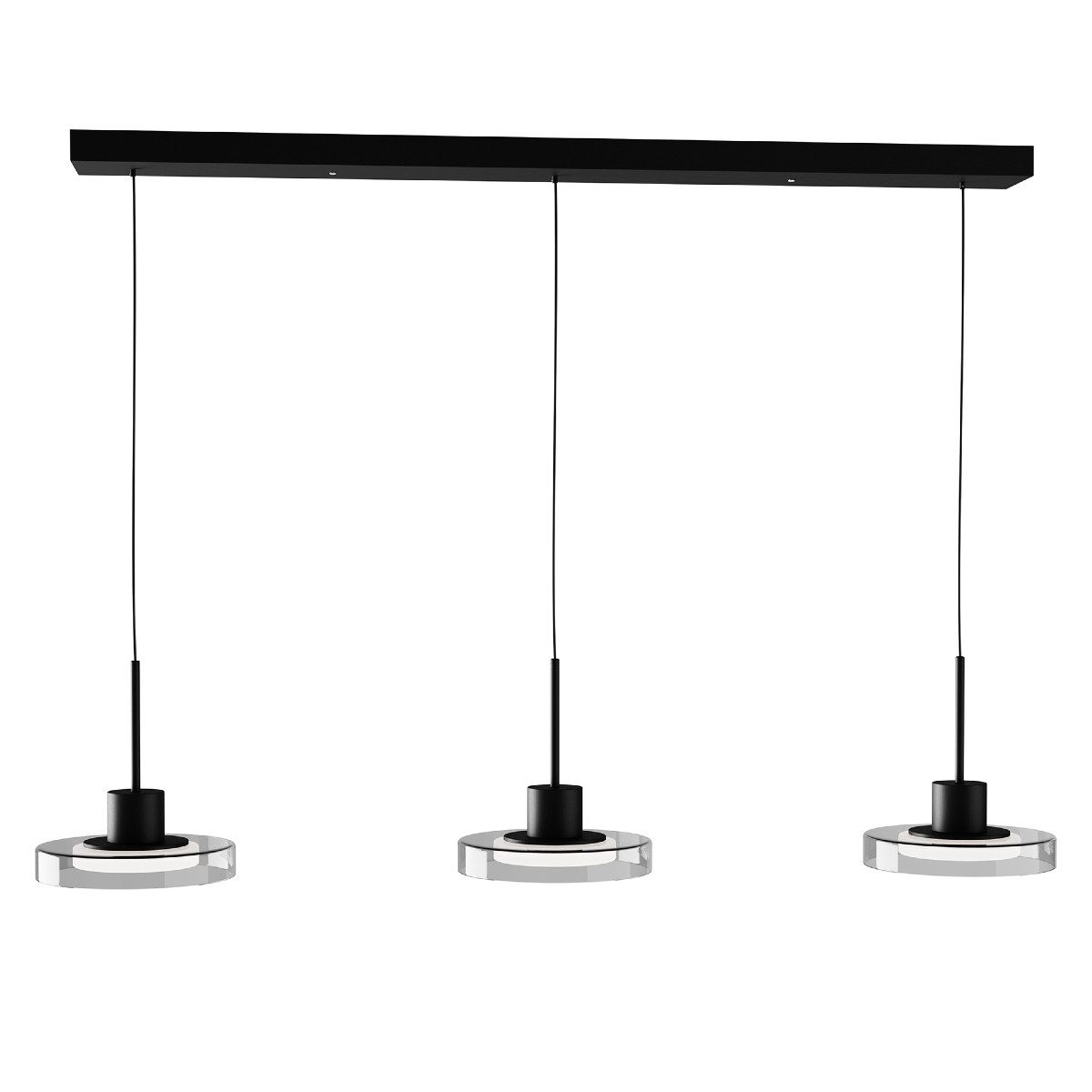 Liadomo LED Pendelleuchte Volos, dimmbar, LED fest integriert, Warmweiß, Neutralweiß, Tageslichtweiß, aus Glas, Fernbedienung inkl., Nachtlicht, Timerfunktion