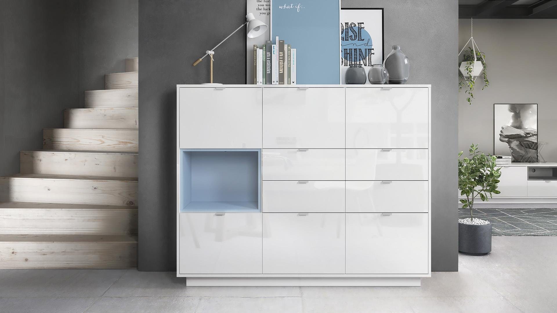 Vladon Highboard Metro V2 (Highboard, mit günstig online kaufen