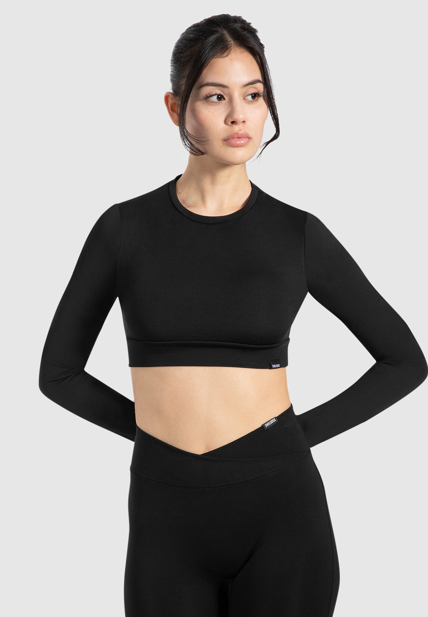 Smilodox Longsleeve Tisha, Cropped Sportshirt, Funktionsshirt günstig online kaufen