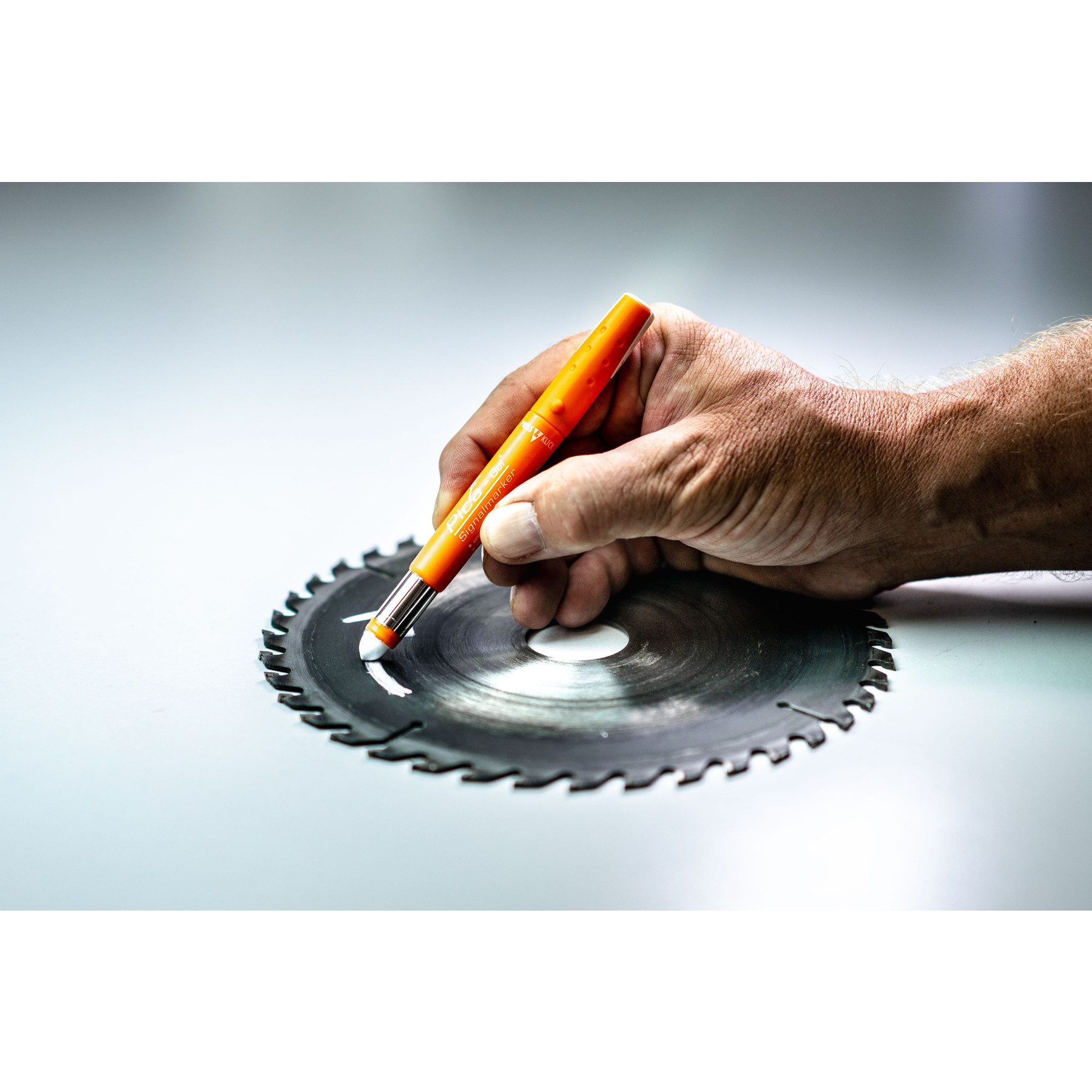 Pica Permanentmarker PICA Gel Signalmarker, 8080/SB, weiß