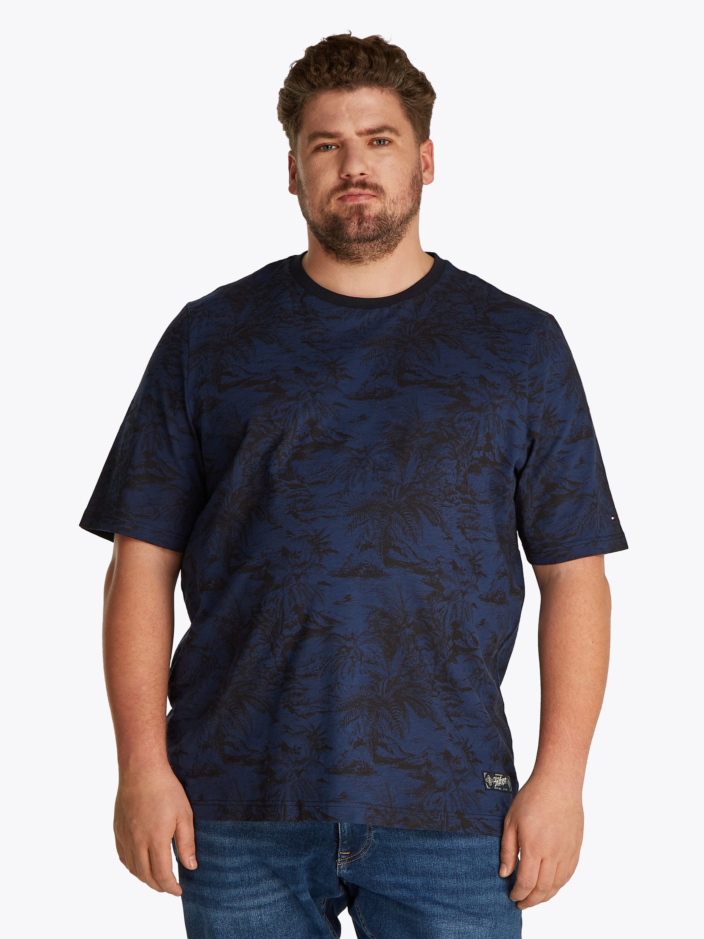 Tommy Hilfiger Big & Tall T-Shirt BT-SUMMER SLUB AOP TEE-B Große Größen günstig online kaufen