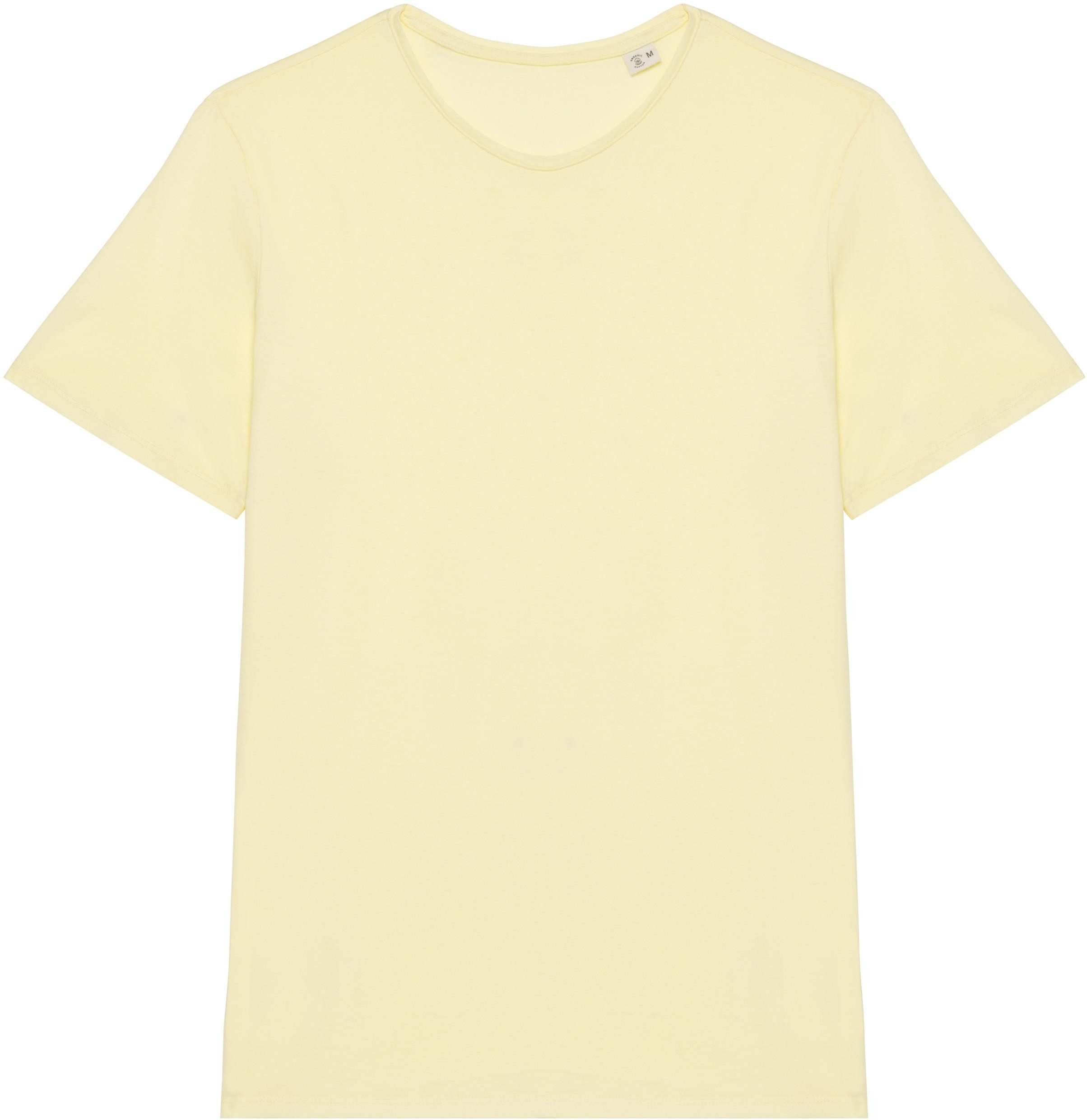 Rundhalsshirt Umweltfreundliches ausgewaschenes Unisex-T-Shirt