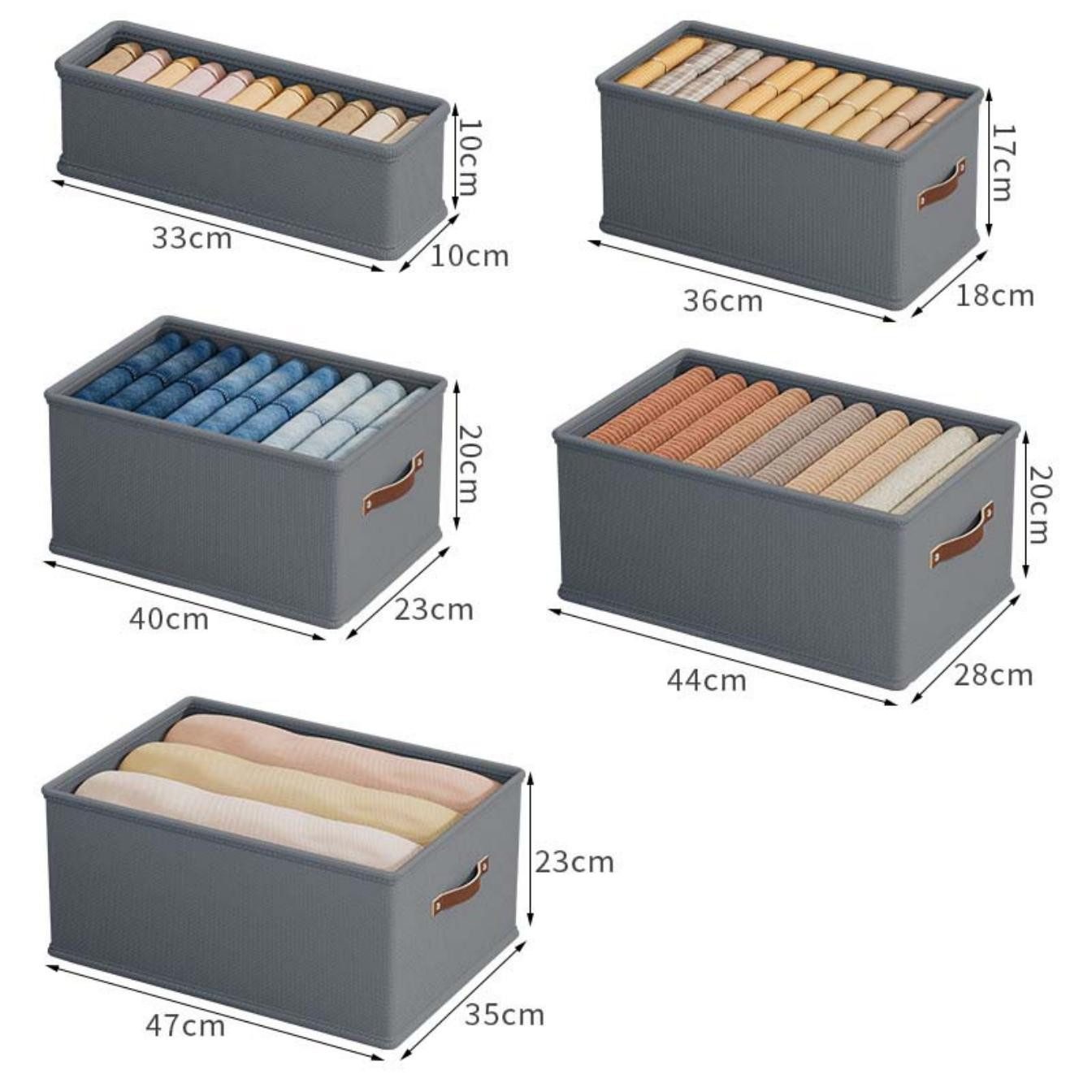 Coonoor Aufbewahrungsbox 5 Pack Faltbare Schrank günstig online kaufen