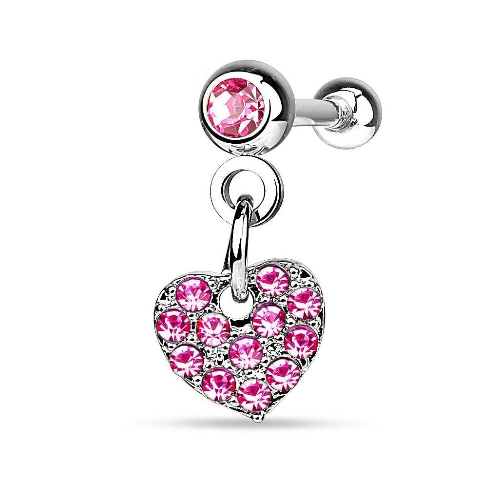 Taffstyle Piercing-Set Tragus Helix Kristall Kugel günstig online kaufen