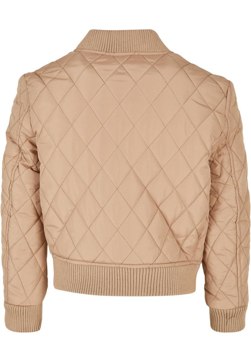 URBAN CLASSICS Outdoorjacke Girls Diamond Quilt Nylon Jacket Mädchenjacke