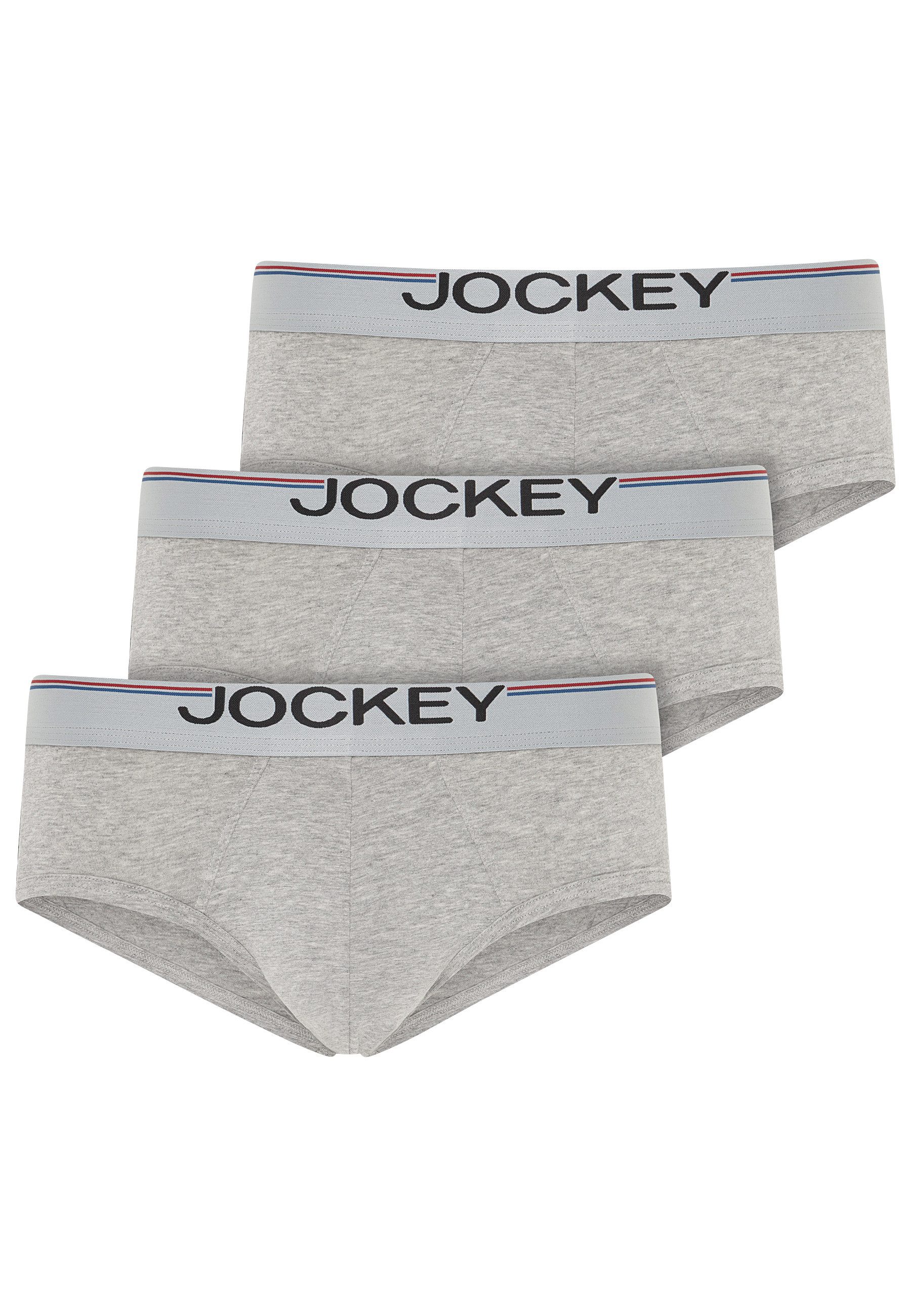 Jockey Slip Cotton Stretch (3er Pack) (3er Pack), eng anliegend, elastisch