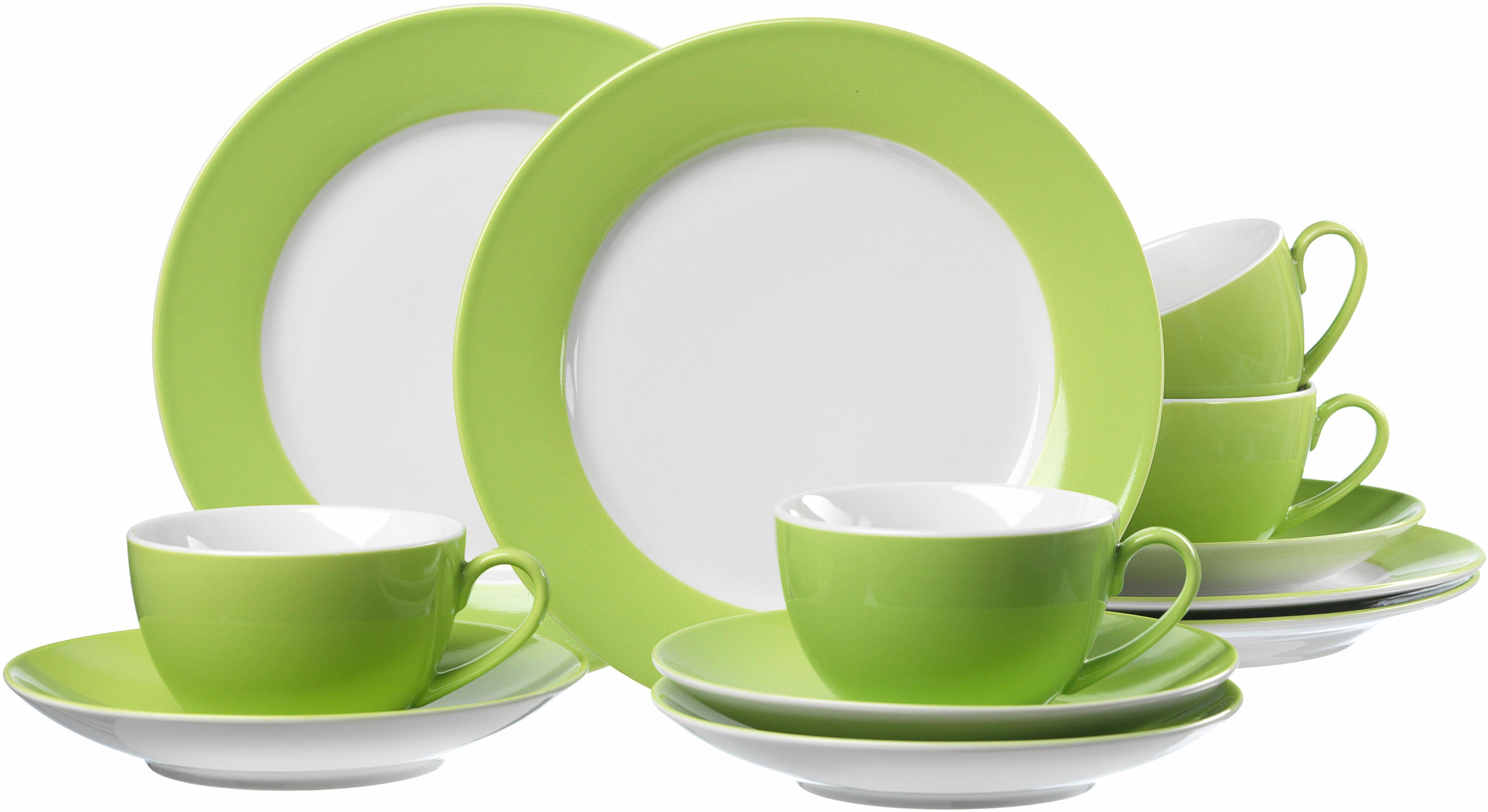 Ritzenhoff & Breker Кофейный сервиз Geschirr-Set, Service (12-tlg), 4 Personen, Porzellan, 12 Teile, für 4 Personen