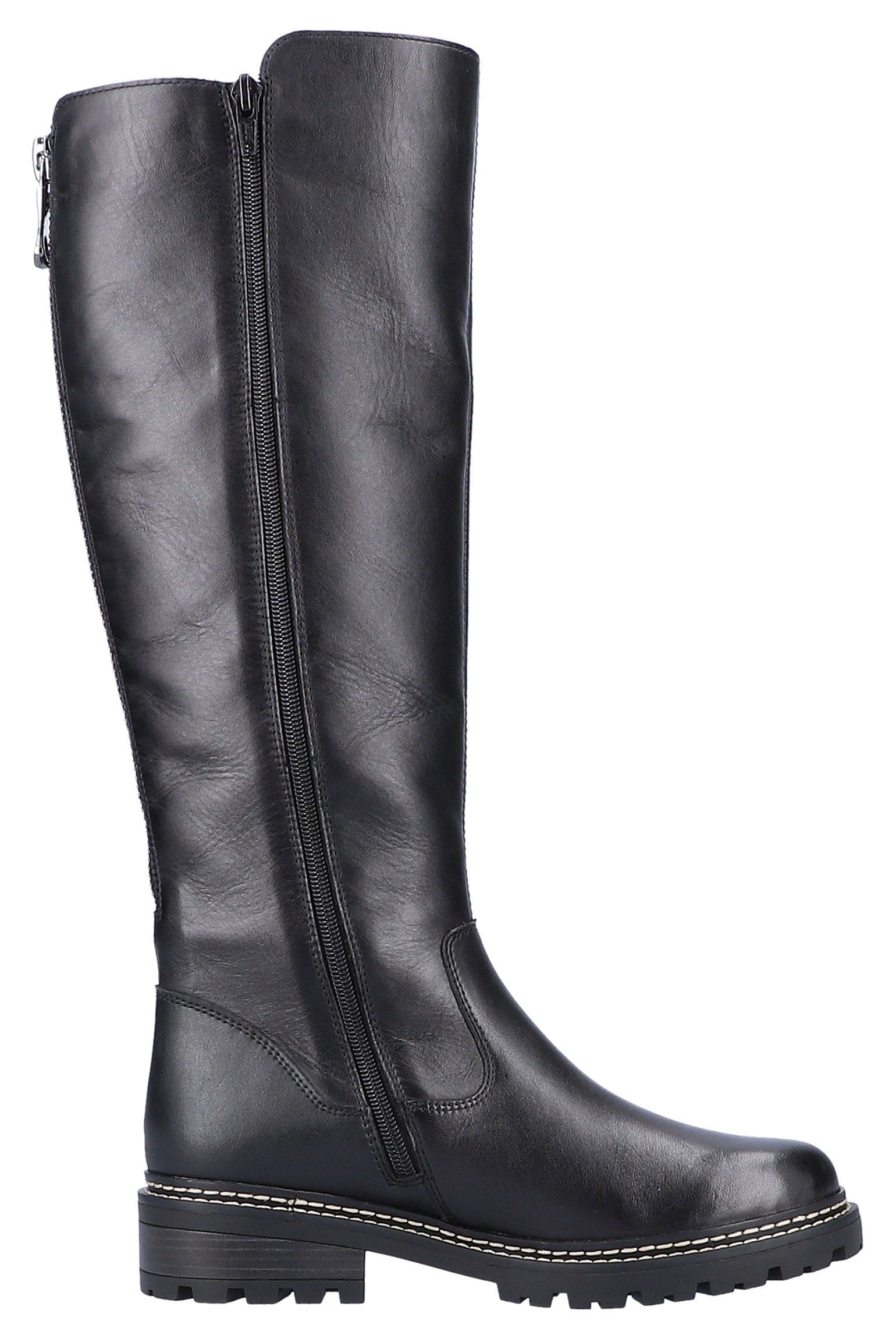 Remonte Stiefel, Blockabsatz, Businesschuh, Langschaftstiefel Innenreißverschluss