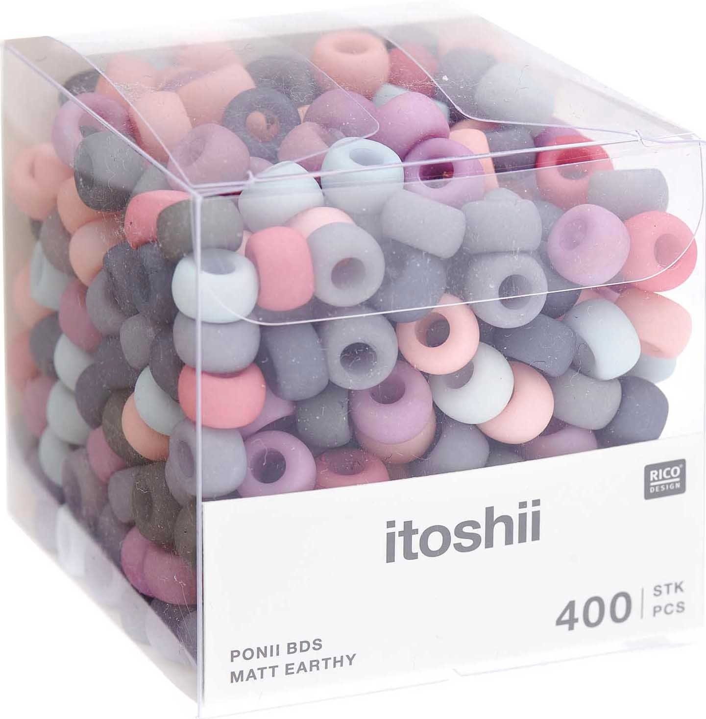Bastelperlen itoshii Perlenmix Ponii Beads