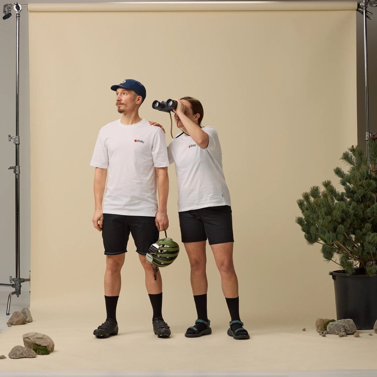 Fjällräven Funktionsshorts Hoja Hybrid Shorts W Leichte, schnell trocknende Shorts mit optimaler Bewegungsfreiheit