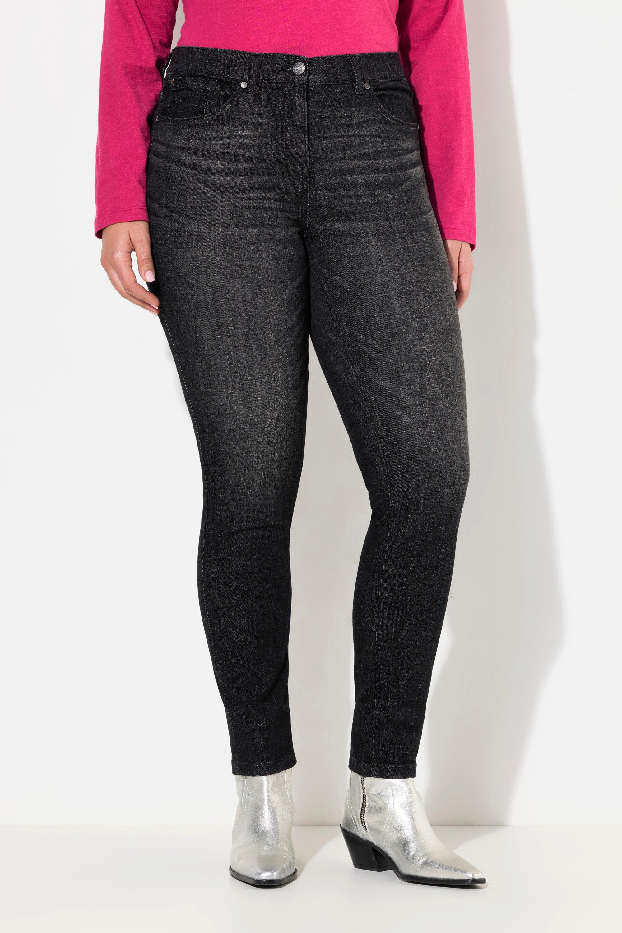 Ulla Popken Röhrenjeans Jeans Sarah Ziernähte günstig online kaufen