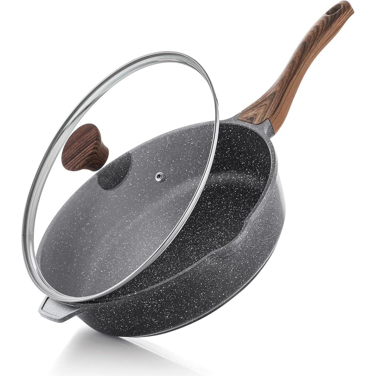 LuxusKollektion Schmorpfanne Antihaft Pfanne 28cm mit