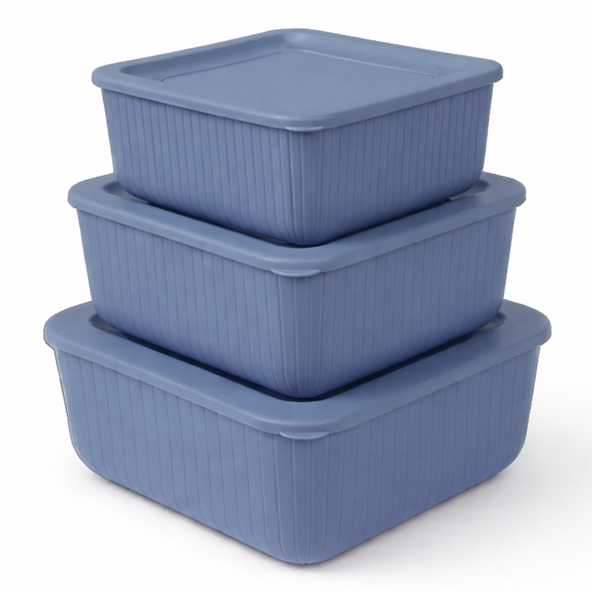 Pro Home Vorratsdose Set 3-teilig 0,5L/1L/1,5L, Kunststoff, (Spar-Set, 3-tlg), 100% BPA-frei, lebensmittelecht, spülmaschinen- und gefriergeeignet