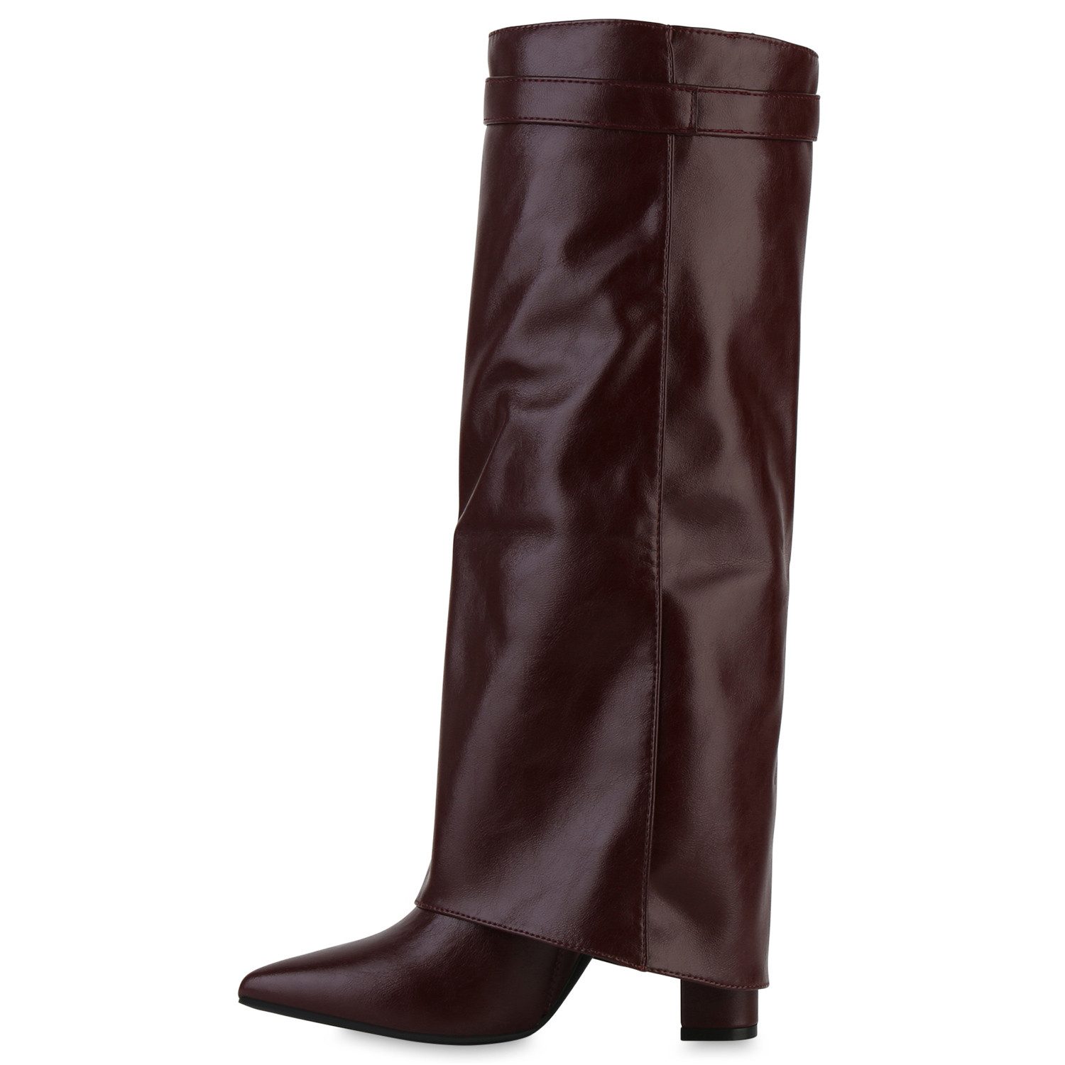 VAN HILL 841803 Stiefel Damen Gefütterte Klassische Stiefel Spitze Schnalle günstig online kaufen