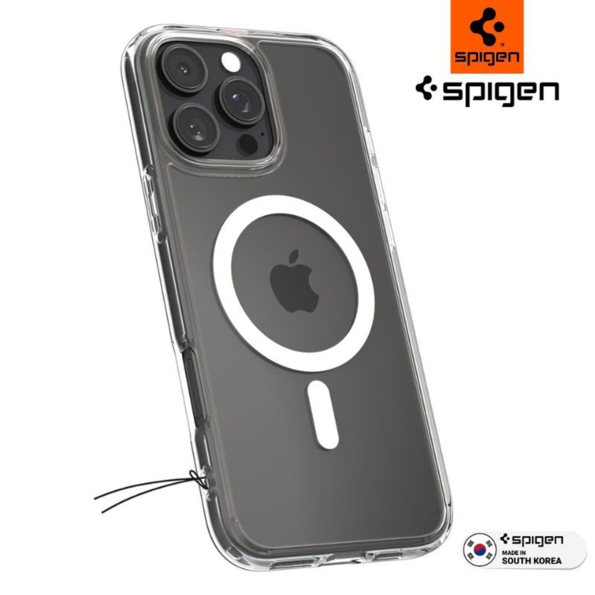 Spigen Handyhülle Hülle für iPhone 16 Pro Case Magsafe Schutzhülle Robust Handyhülle 6,3 Zoll, MagSafe, Military-Grade Fallschutz, Air Cushion Technology
