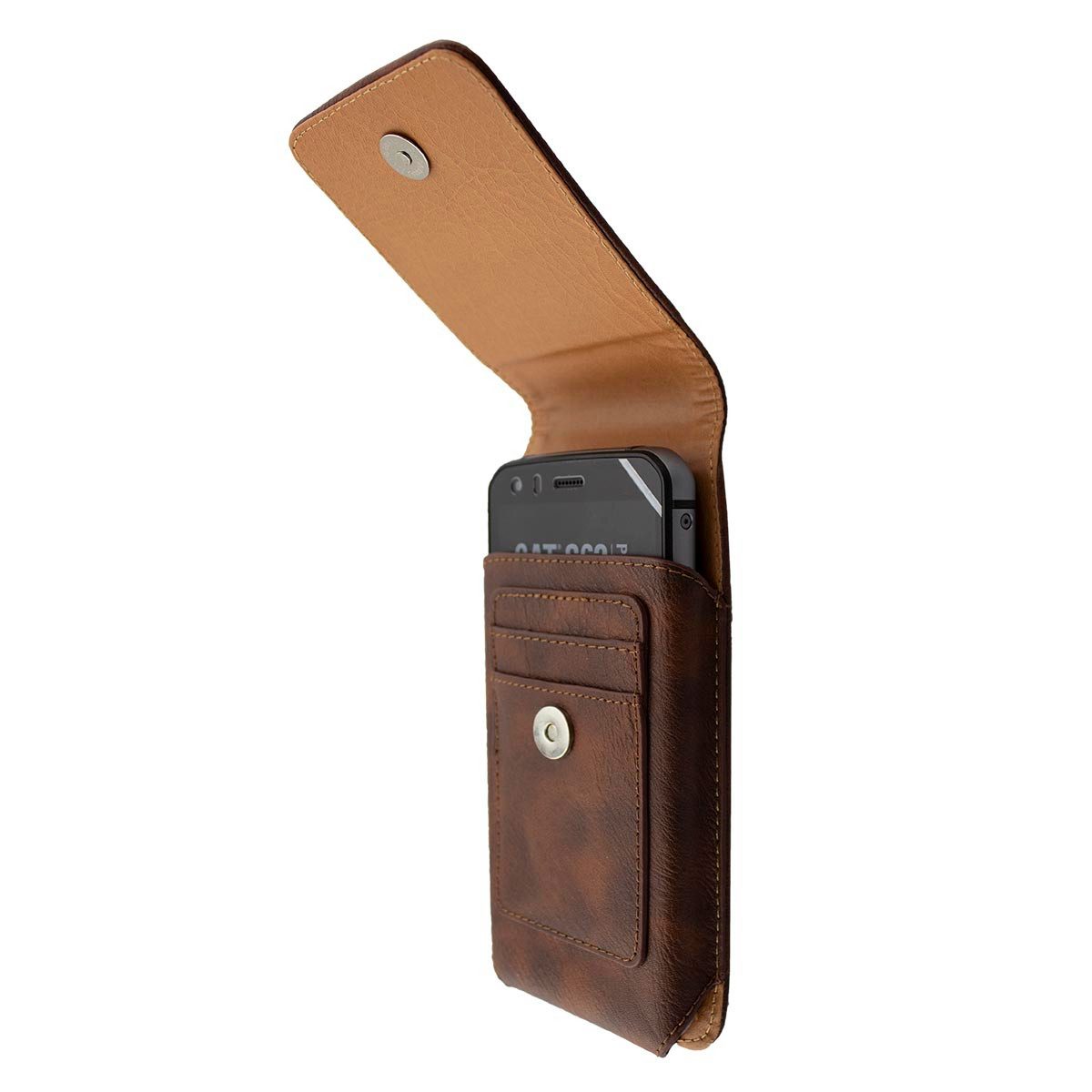 caseroxx Handytasche caseroxx Handytasche Klappetui für Cat S62, braun (Einzelartikel, 1-tlg., Klappetui)