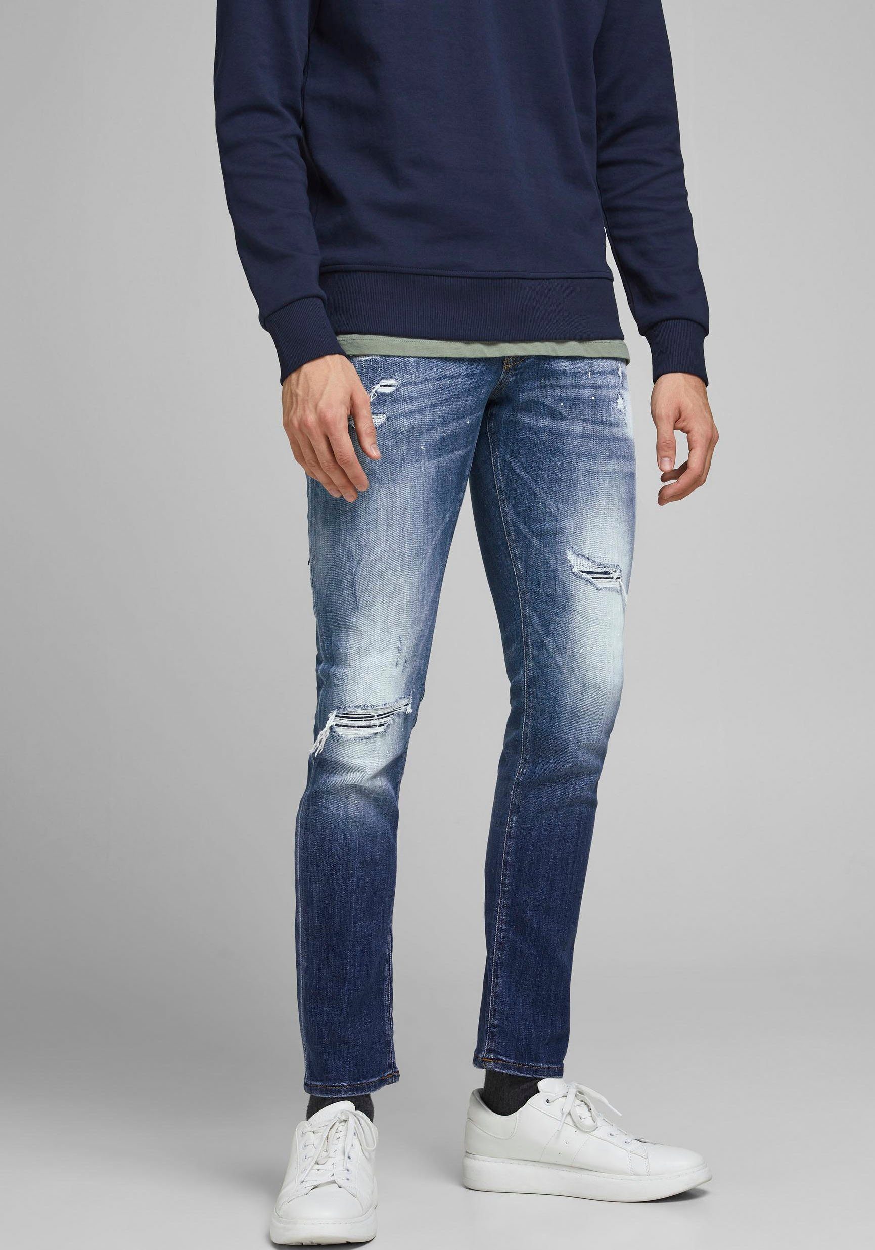 Jack \u0026 Jones Slim-fit-Jeans »Glenn Fox« kaufen | OTTO