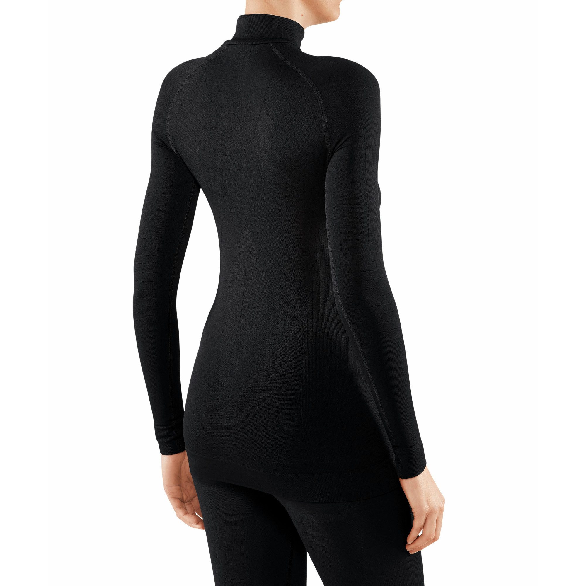 FALKE Unterziehshirt Falke Damen Shirt Maximum Warm Zip Shirt Tight 33036