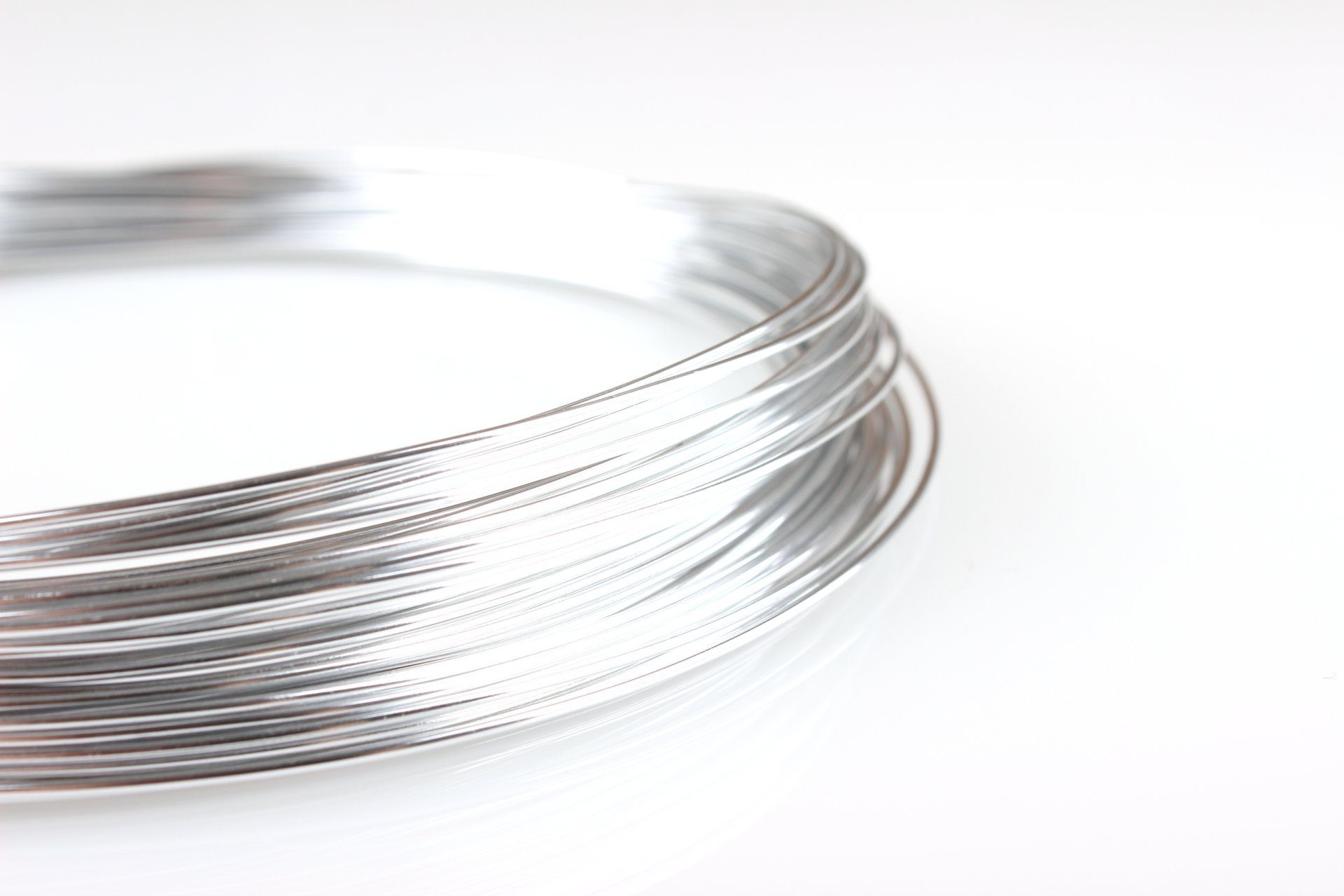 Thumbnail - Goodwei Schmuckdraht Schmuckdraht-Set Silber 2 Rollen à 15 Meter (1 & 2 mm), Eloxiert