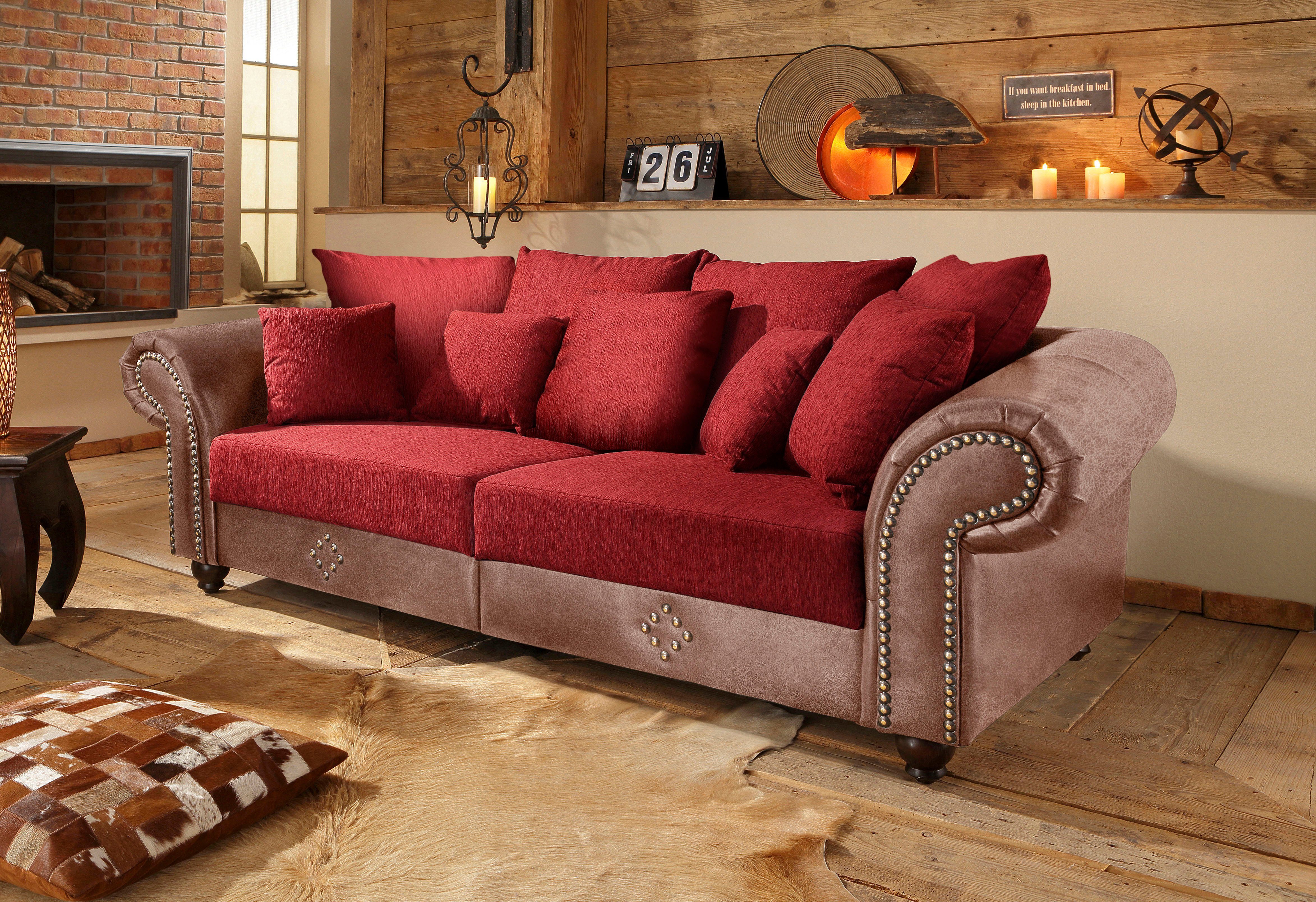 Home affaire Big-Sofa King George Mega Sofa, viel Platz, Federkern