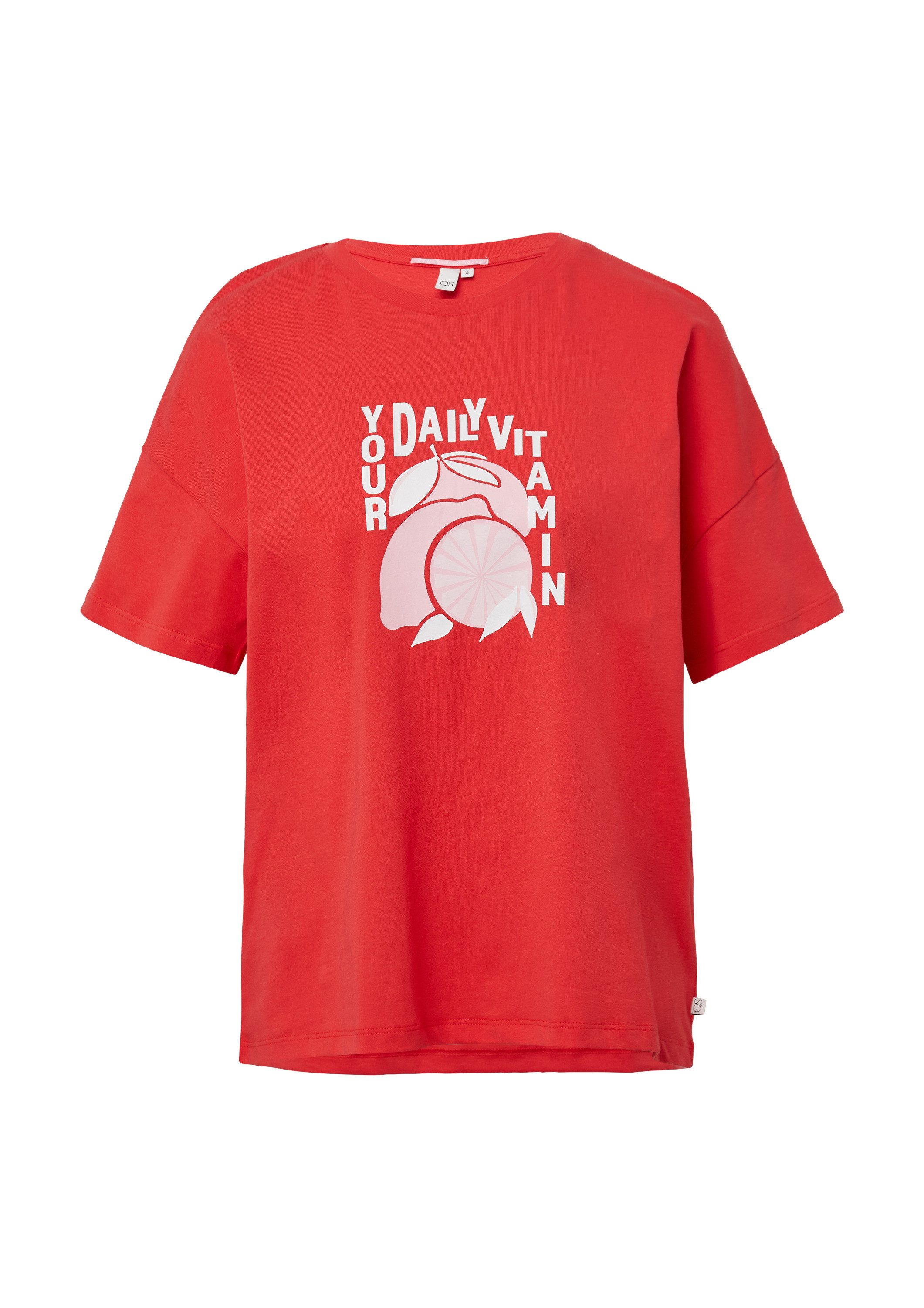 QS Kurzarmshirt T-Shirt (1-tlg) günstig online kaufen
