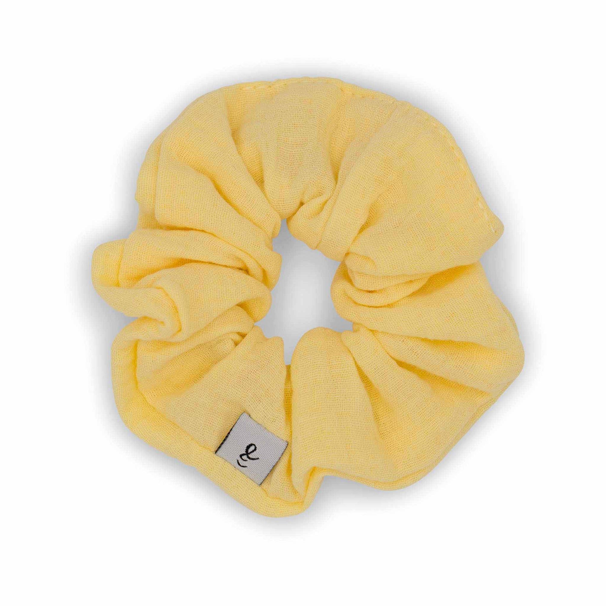 hutch&putch Haargummi Musselin-Scrunchie • Erwachsene, Off-White 1-tlg