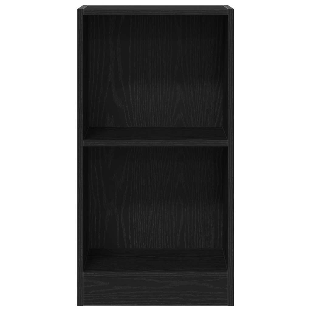 vidaXL Bücherregal Bücherregal Schwarz Eichen-Optik 40x24x76 cm Holzwerkstoff, 1-tlg., Bücherregal Schwarze Eiche 40x24x76 cm Holzwerkstoff, Bücherregal – Bild 4 von 5