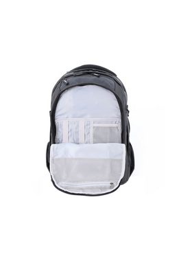 2be Schulrucksack Black Grey, mit Turnbeutel und Federmäppchen