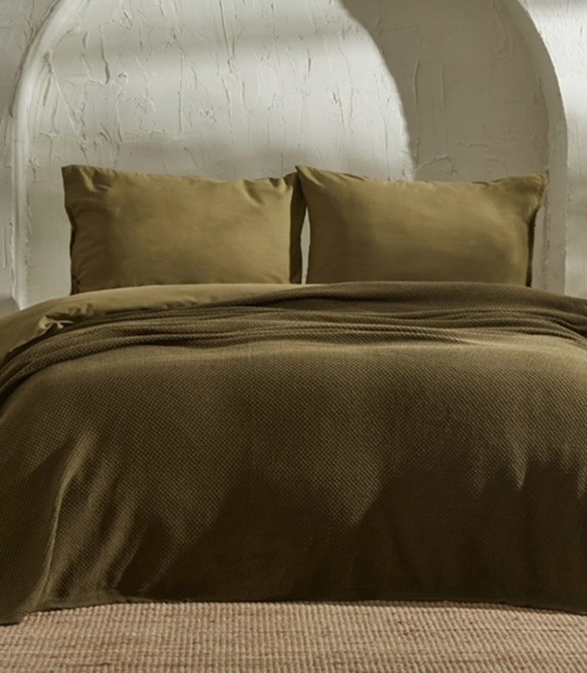 Wohndecke Wohndecke 4 Elements in Khaki günstig online kaufen