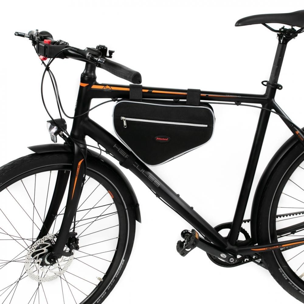 Fahrradtasche Haberland Rahmentasche 3l schwarz - kompakter Stauraum am Fahrradrahme
