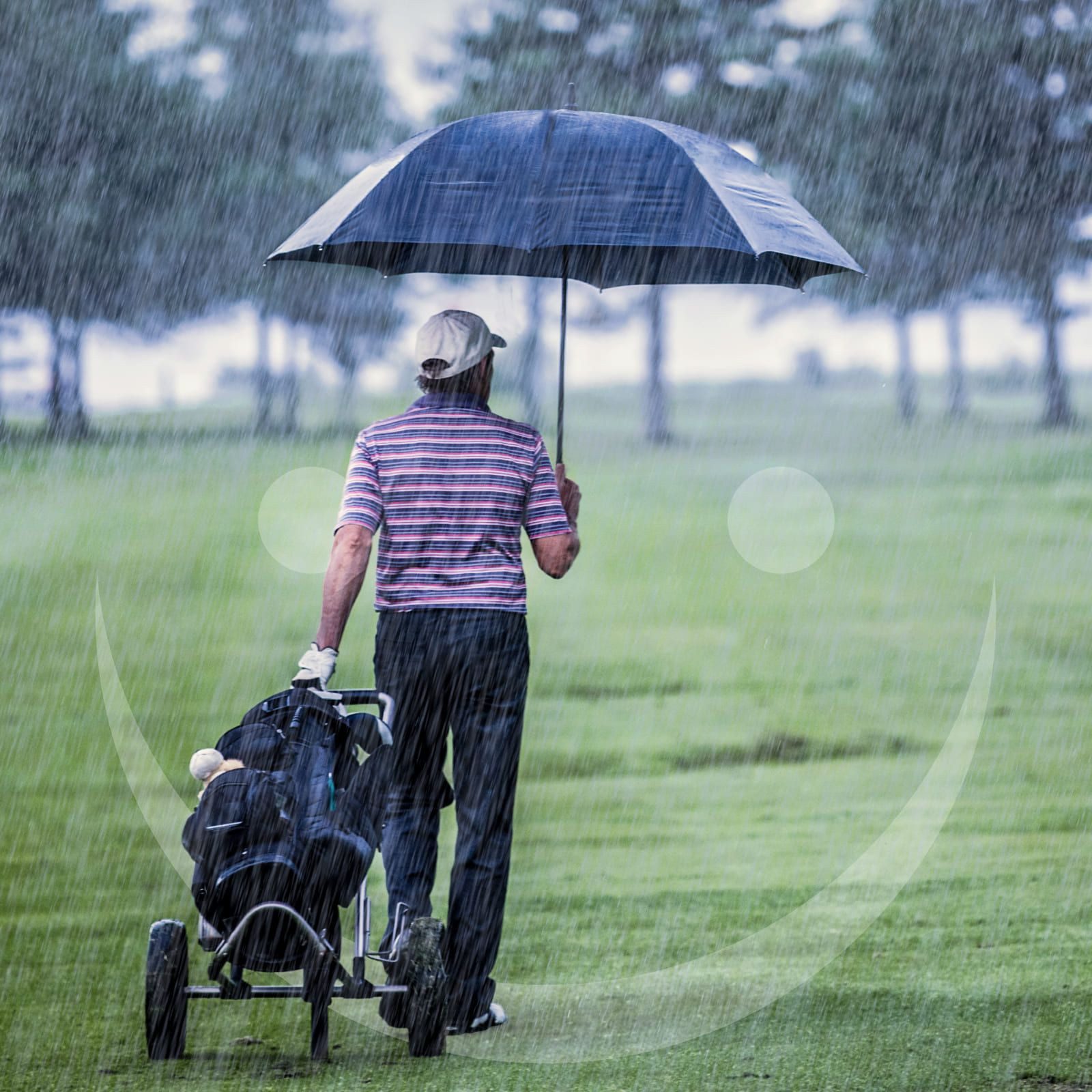 Gravidus Golfregenschirm Großer Golfschirm Regenschirm Stockschirm Automatik XXL 132 cm