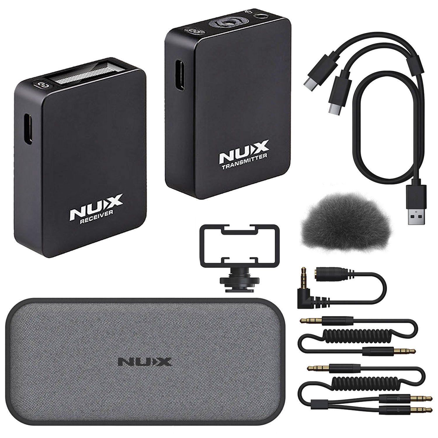 Mikrofon Nux B-10 Vlog Drahtloses Mikrofon-System